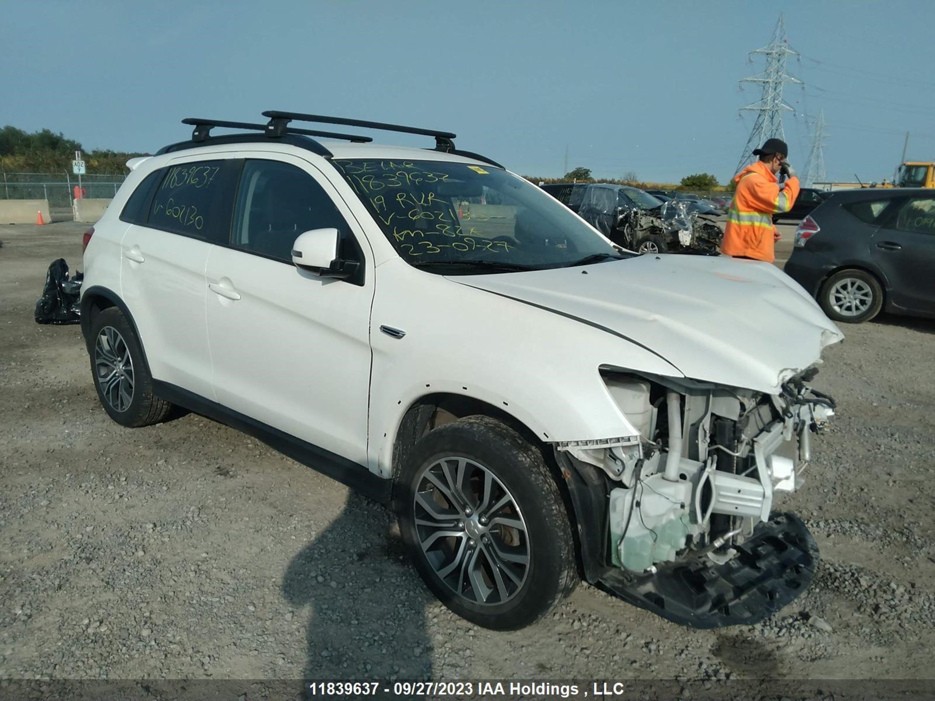 MITSUBISHI RVR 2019 ja4aj4aw6ku602130