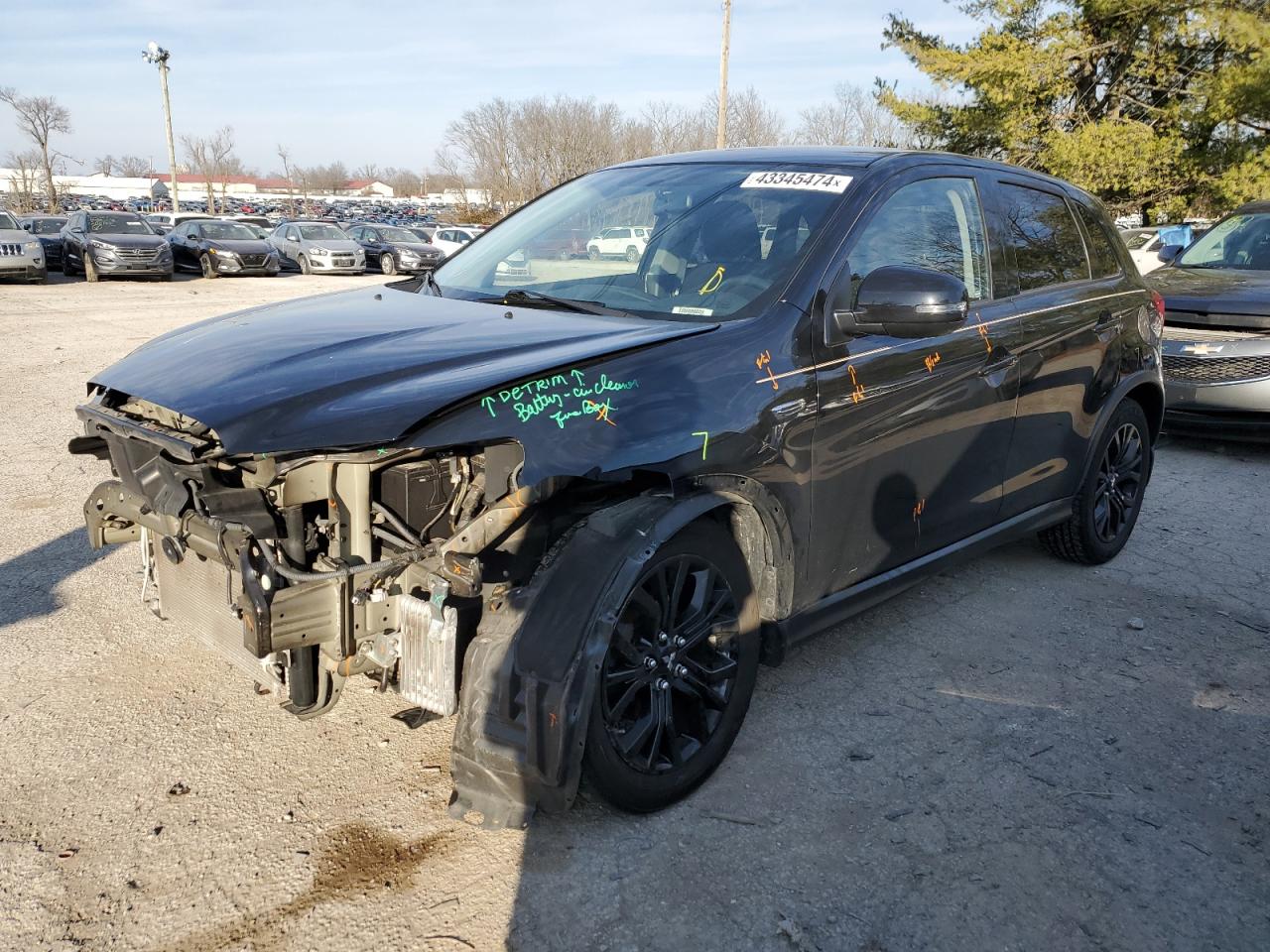 MITSUBISHI OUTLANDER 2017 ja4ar3au4hz054495