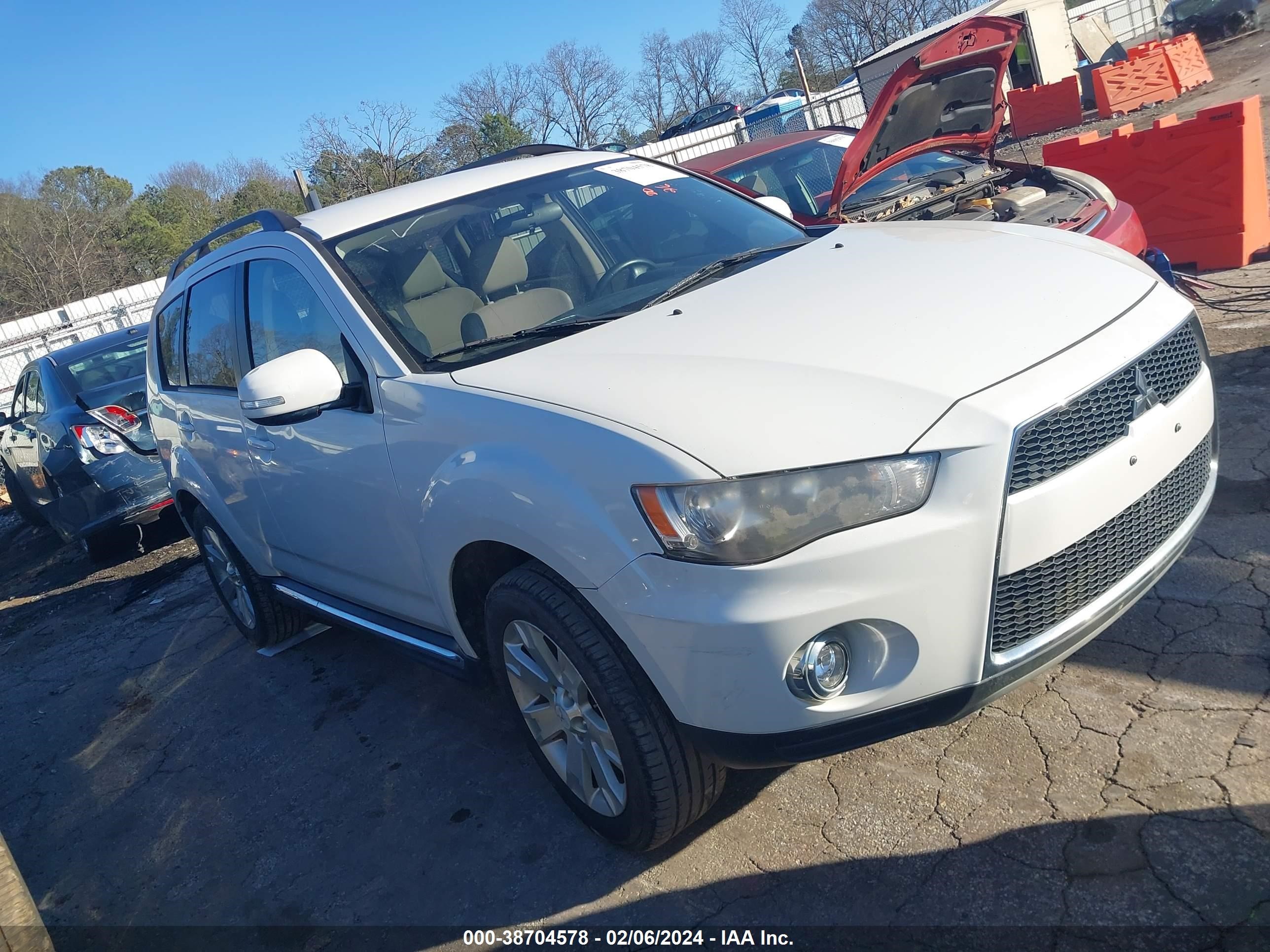 MITSUBISHI OUTLANDER 2012 ja4as3aw8cu016876