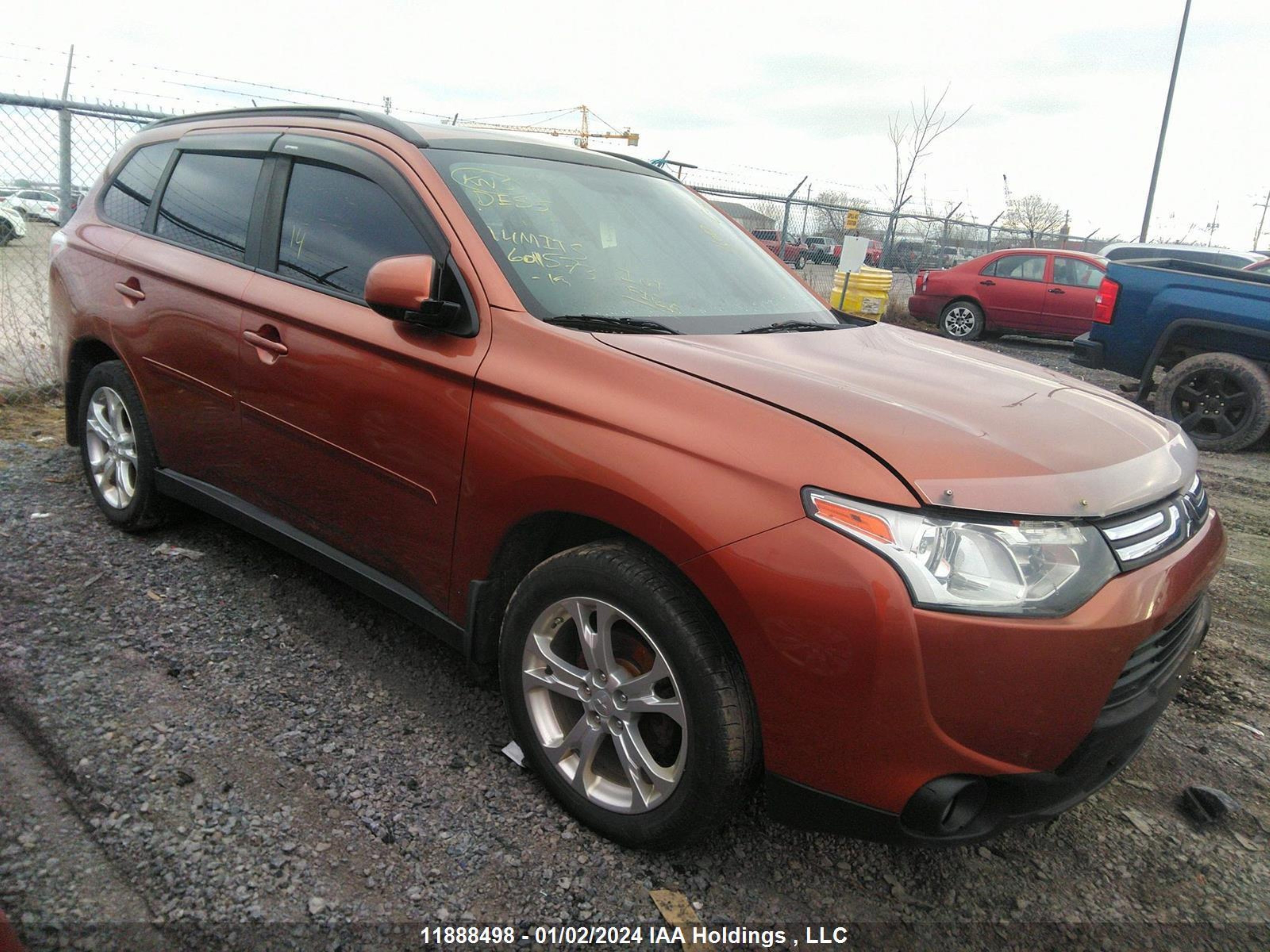 MITSUBISHI OUTLANDER 2014 ja4az2a3xez601573