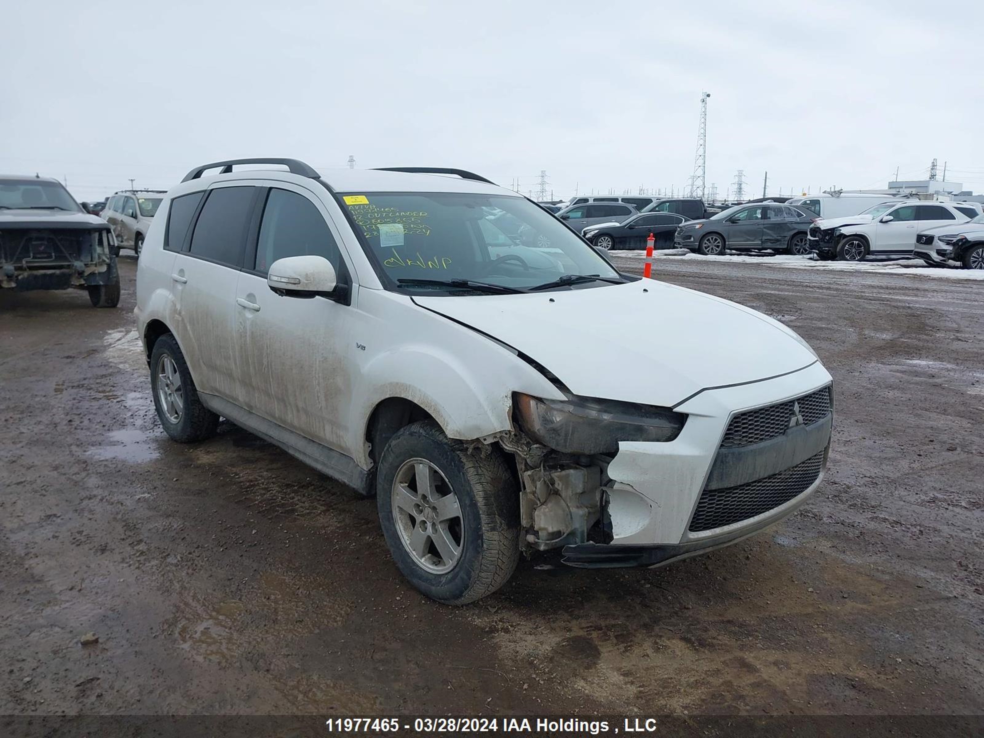 MITSUBISHI OUTLANDER 2012 ja4jt3ax1cu605855