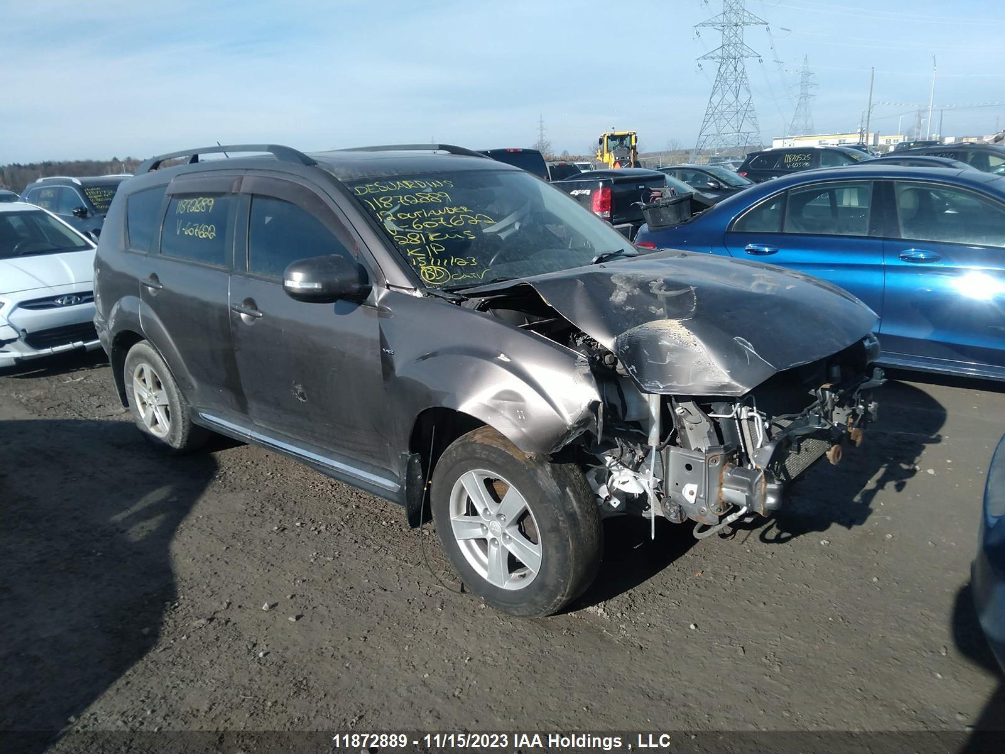 MITSUBISHI OUTLANDER 2012 ja4jt5ax5cu607622