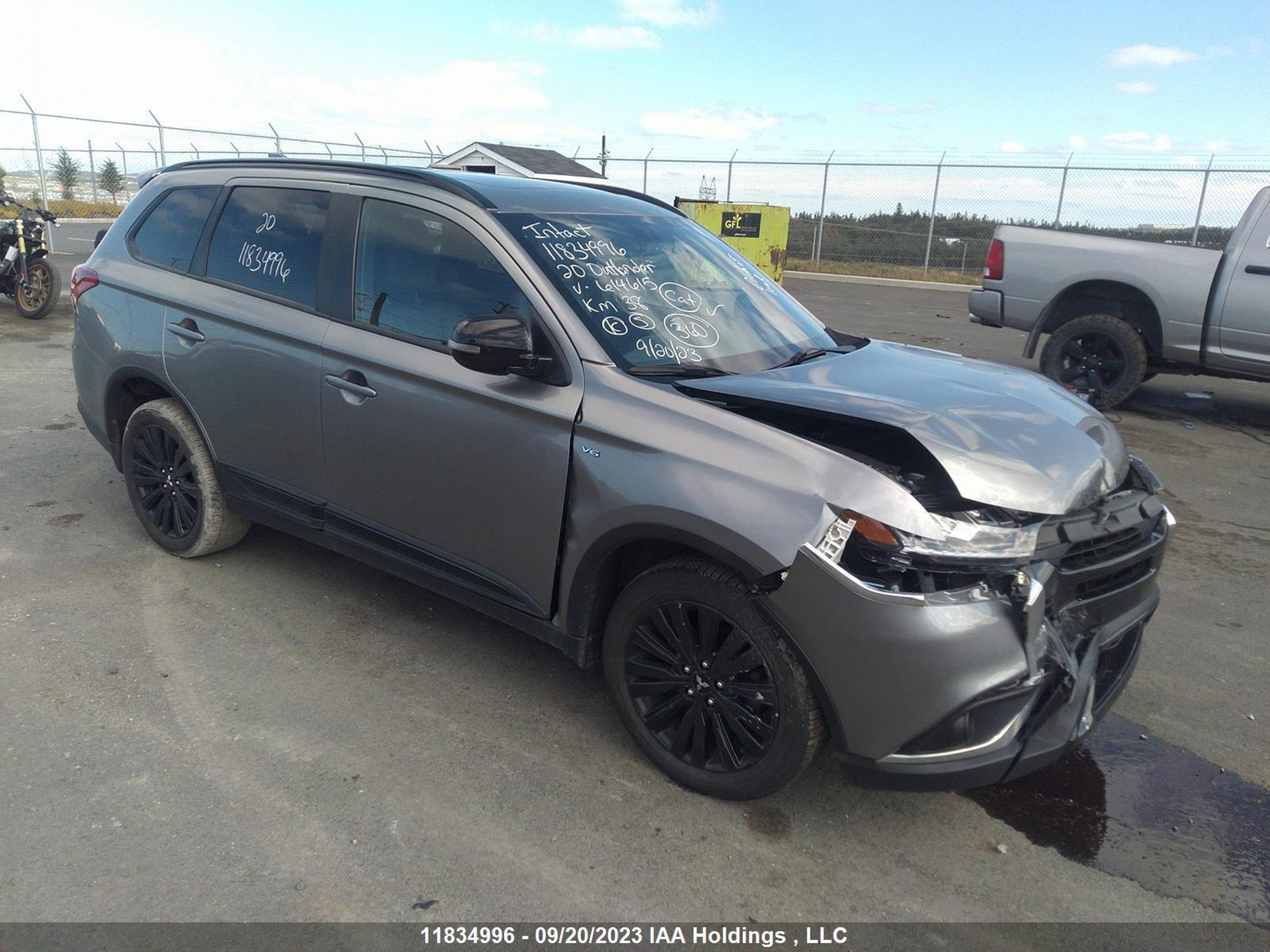 MITSUBISHI OUTLANDER 2020 ja4jz3ax2lz614615