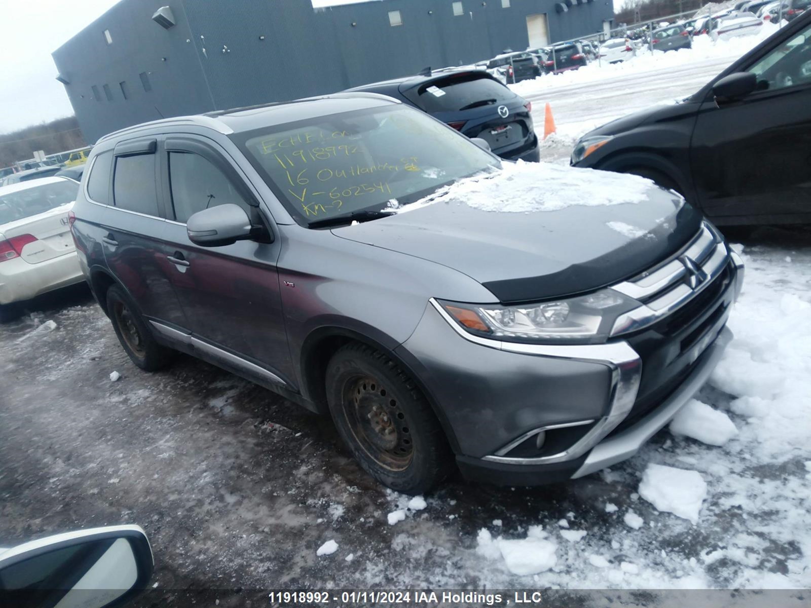 MITSUBISHI OUTLANDER 2016 ja4jz4ax0gz602541