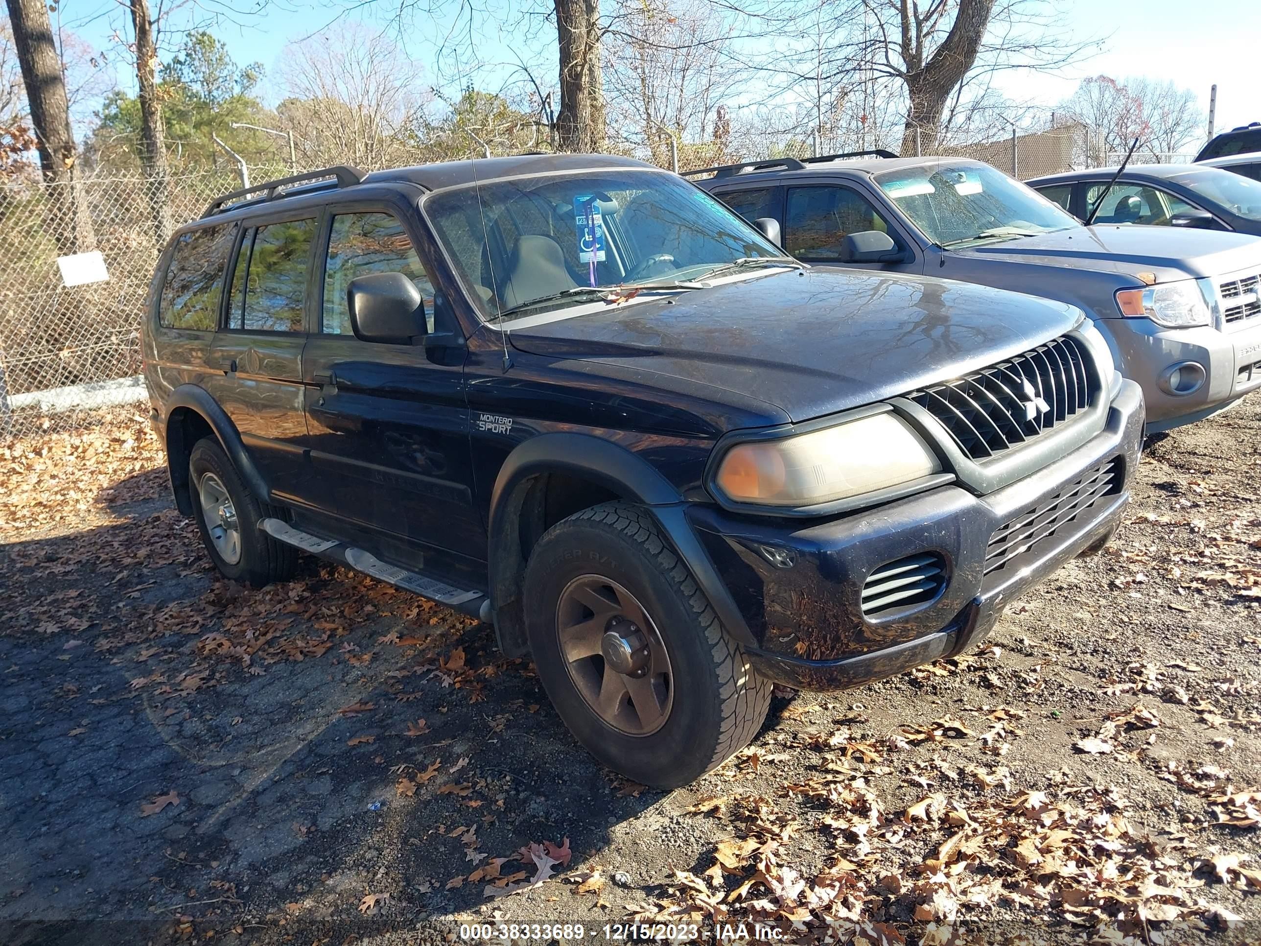 MITSUBISHI MONTERO SPORT 2003 ja4ls21h33j008013