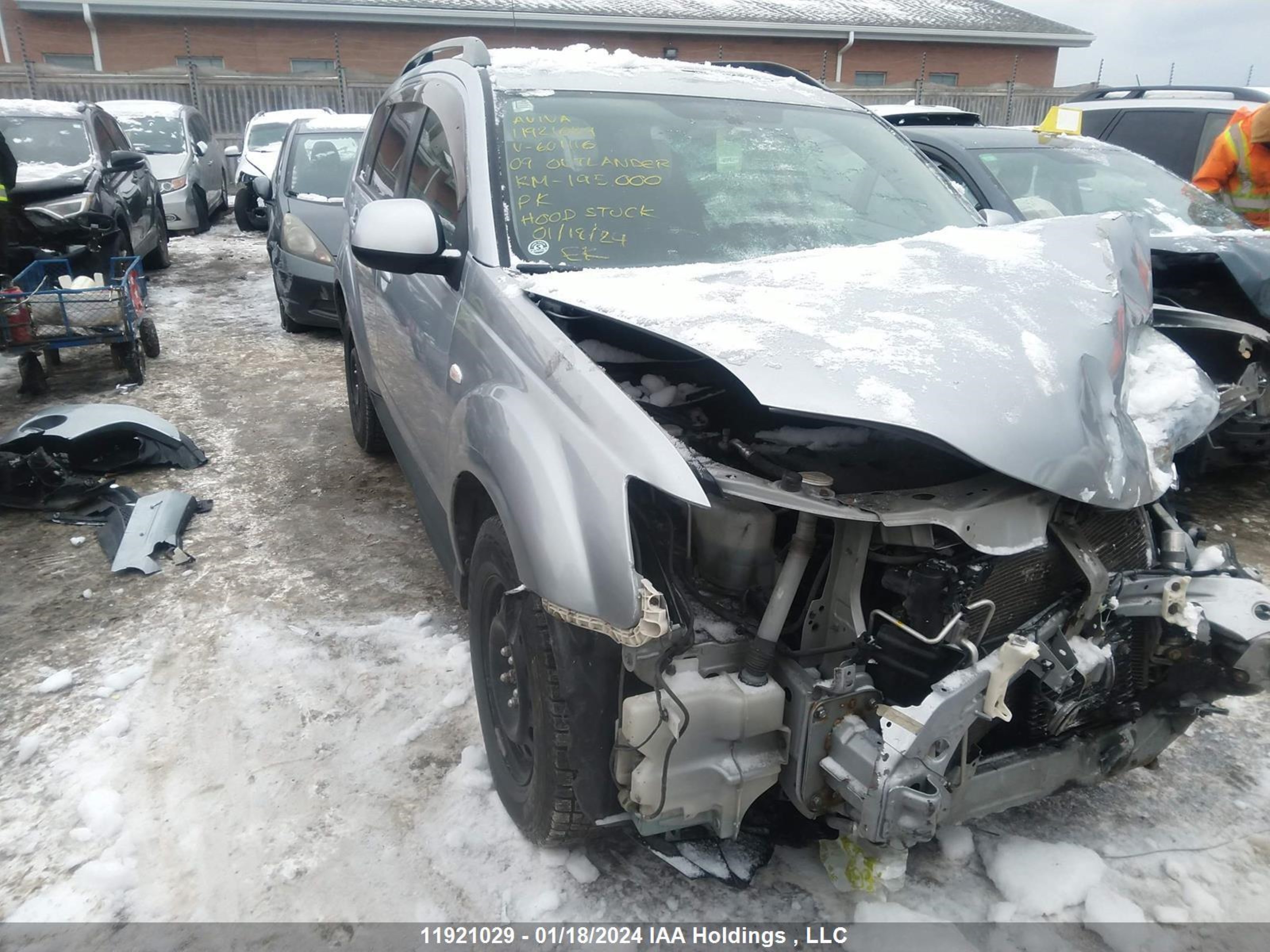 MITSUBISHI OUTLANDER 2009 ja4ls21w89z601116