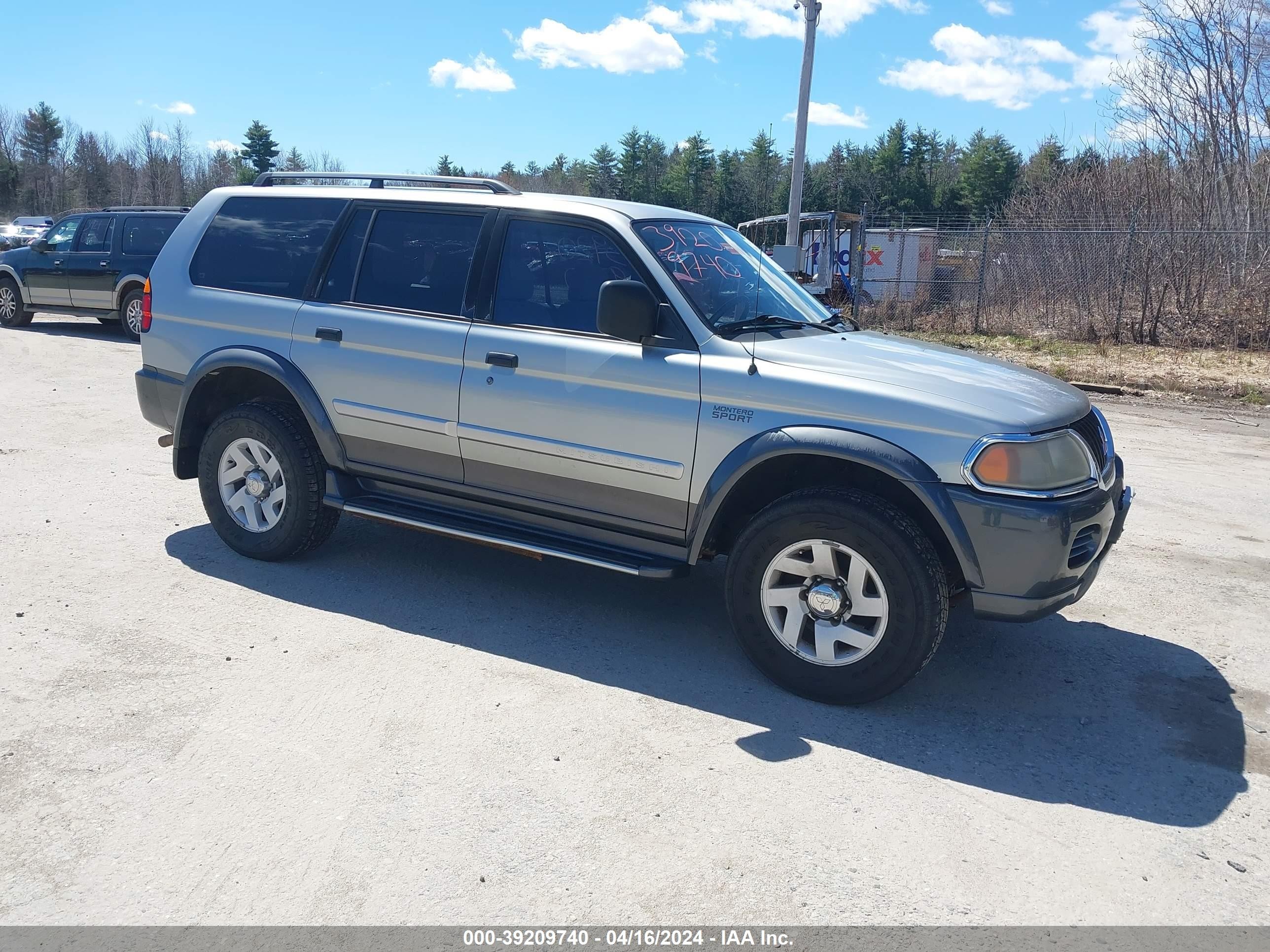 MITSUBISHI MONTERO SPORT 2001 ja4ls31h01p032902