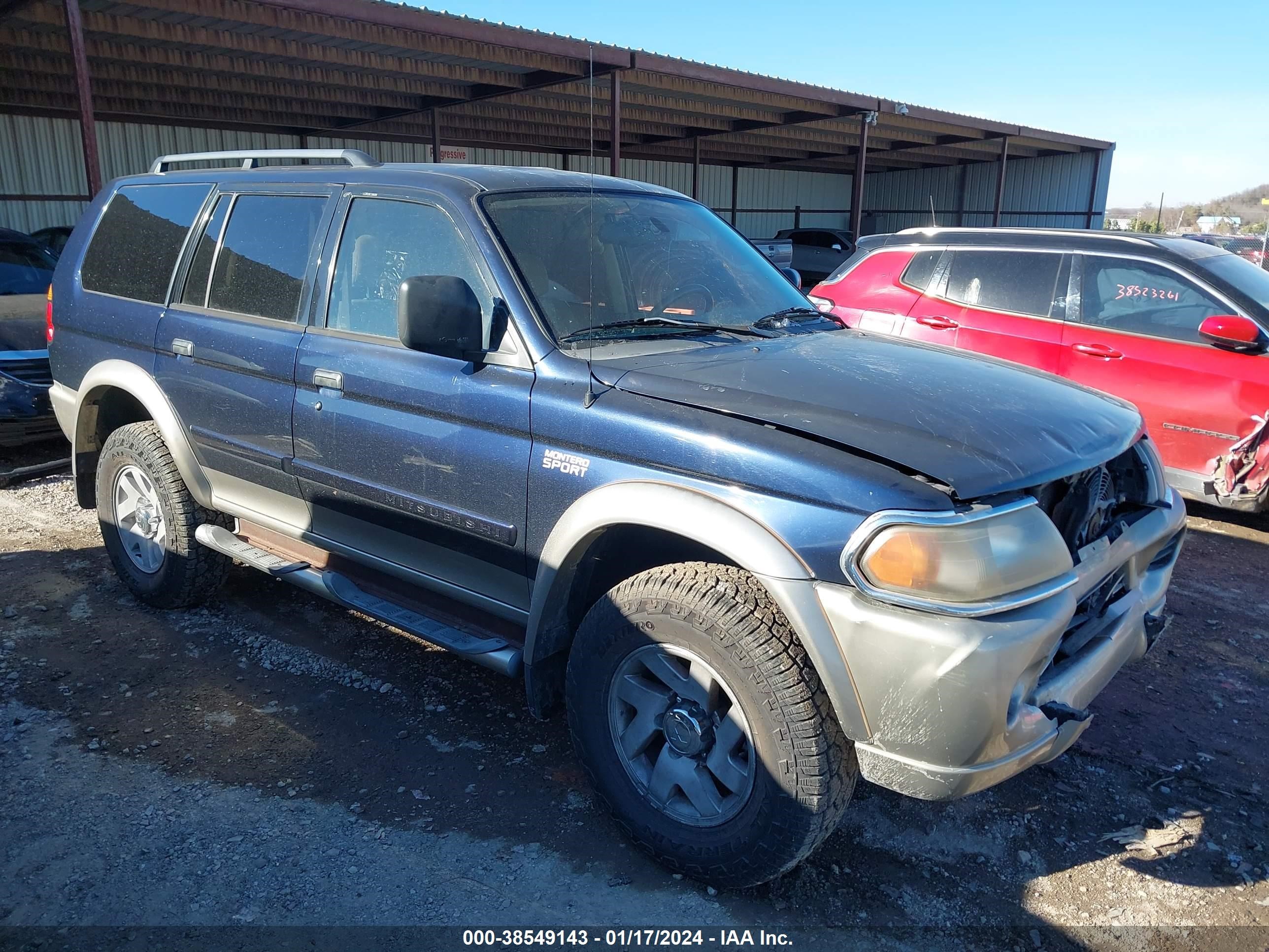 MITSUBISHI MONTERO SPORT 2002 ja4ls31r72j029458