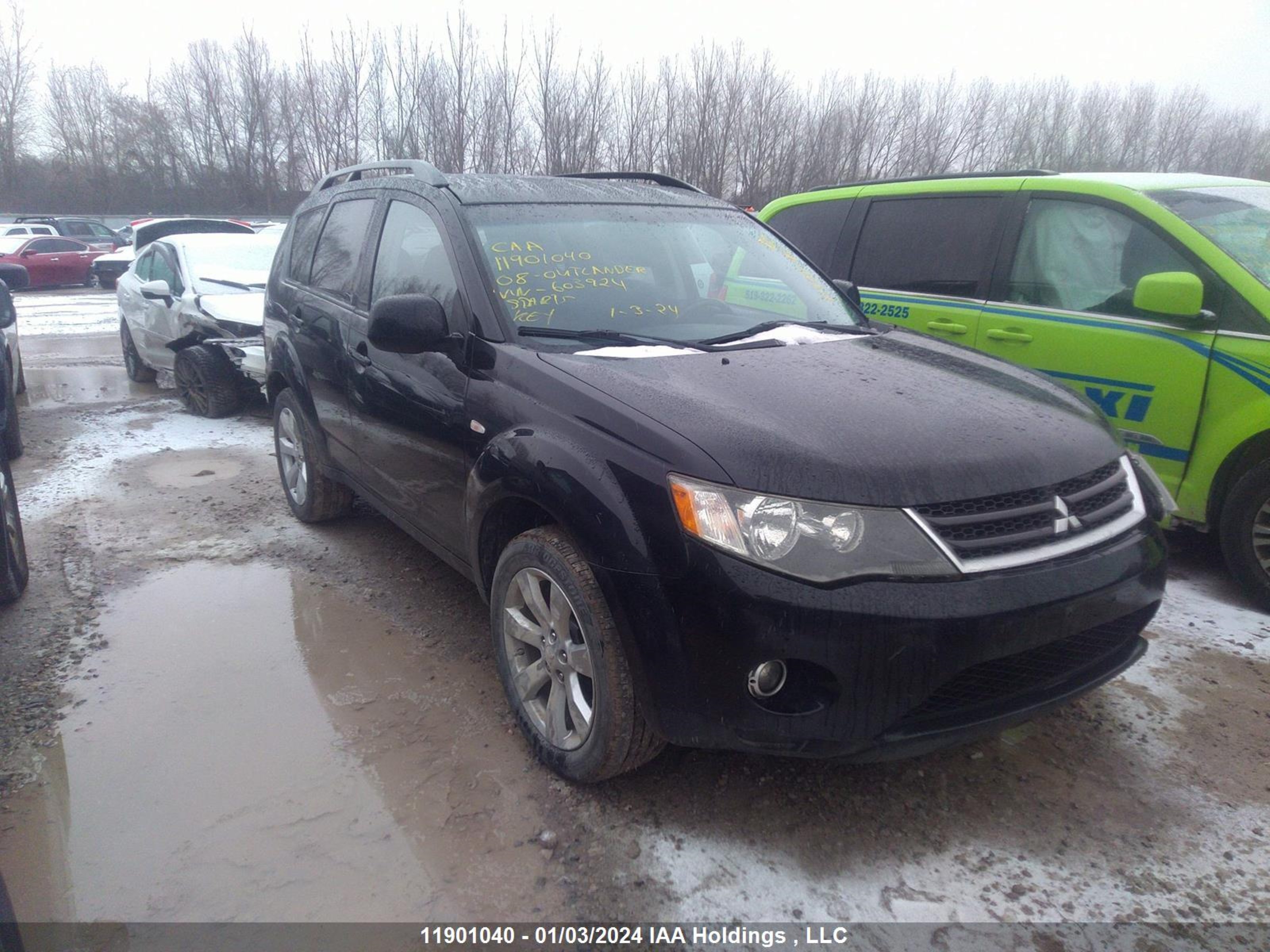 MITSUBISHI OUTLANDER 2008 ja4lt21w08z603924