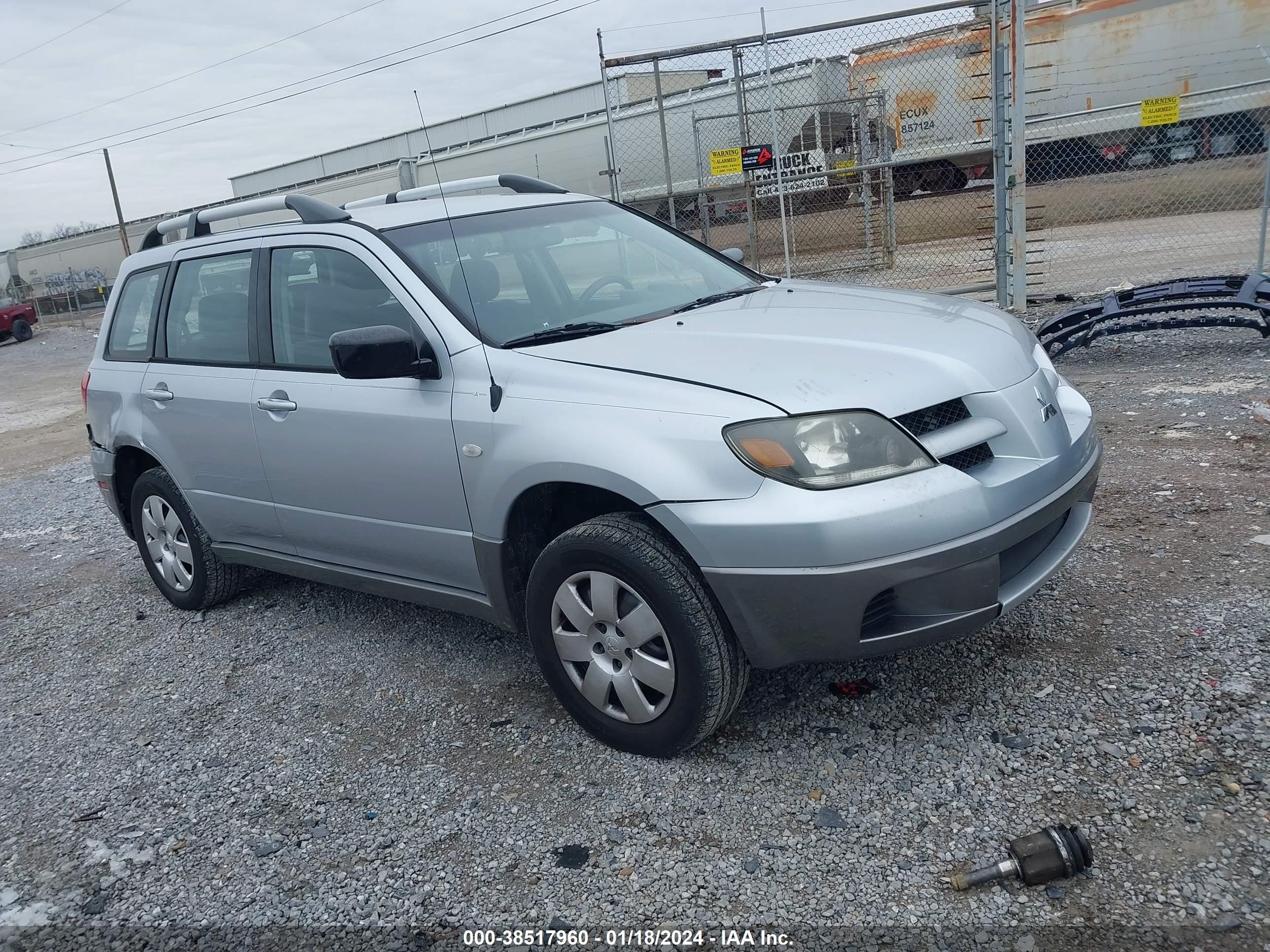 MITSUBISHI OUTLANDER 2004 ja4lx31f14u002829