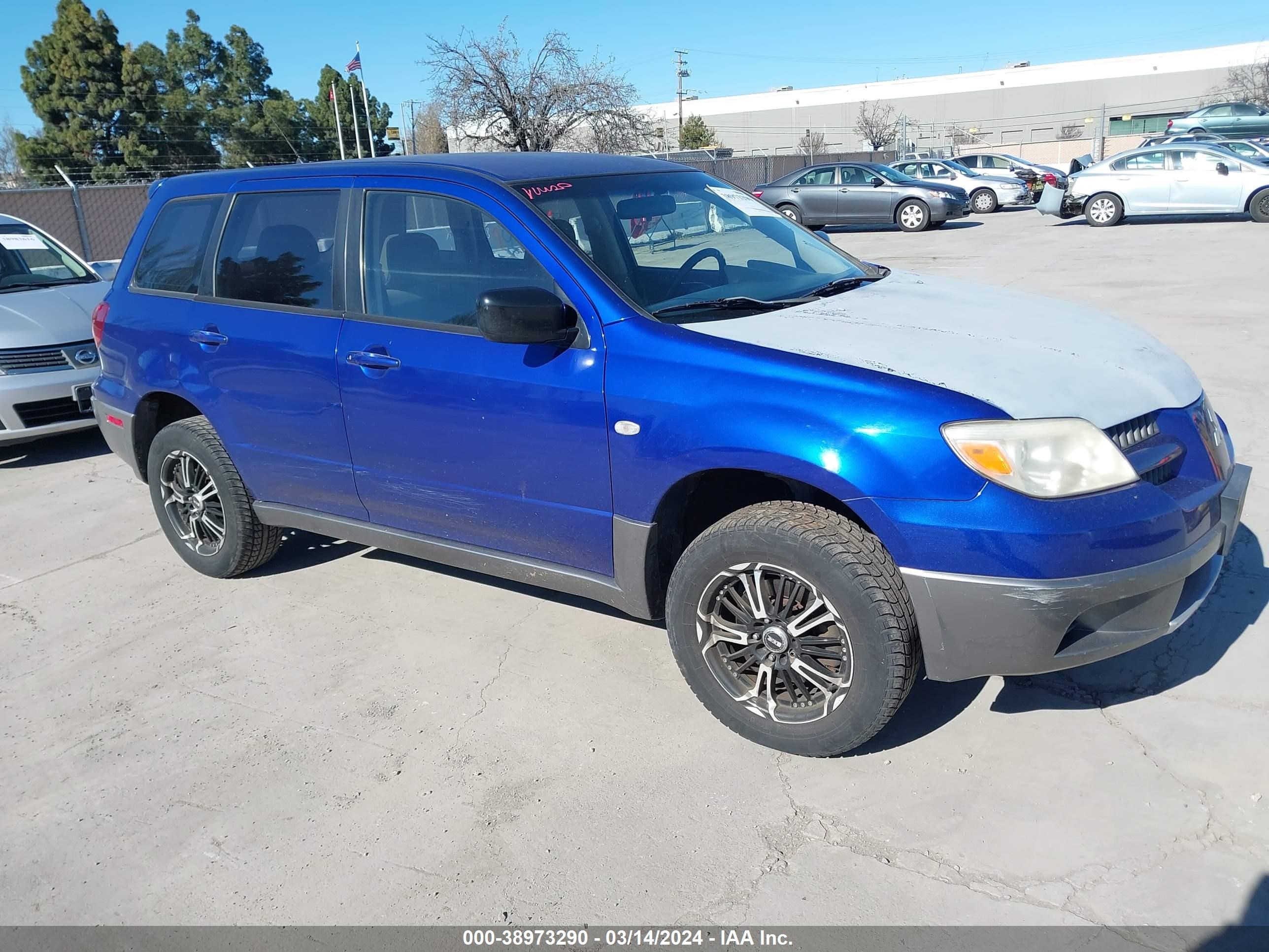 MITSUBISHI OUTLANDER 2005 ja4lx31f25u024601