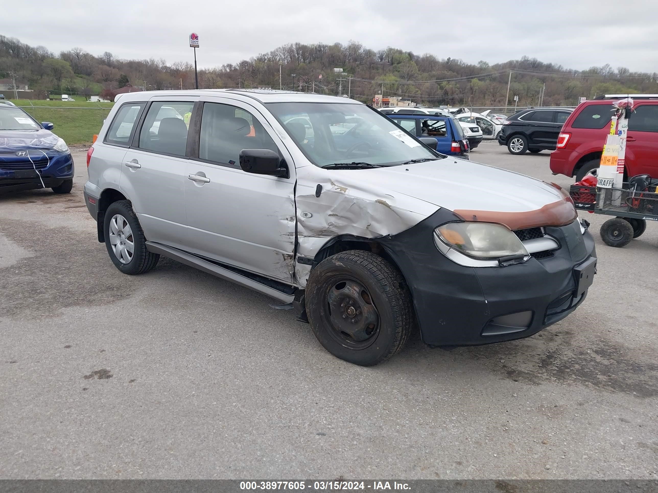 MITSUBISHI OUTLANDER 2003 ja4lx31g13u035031