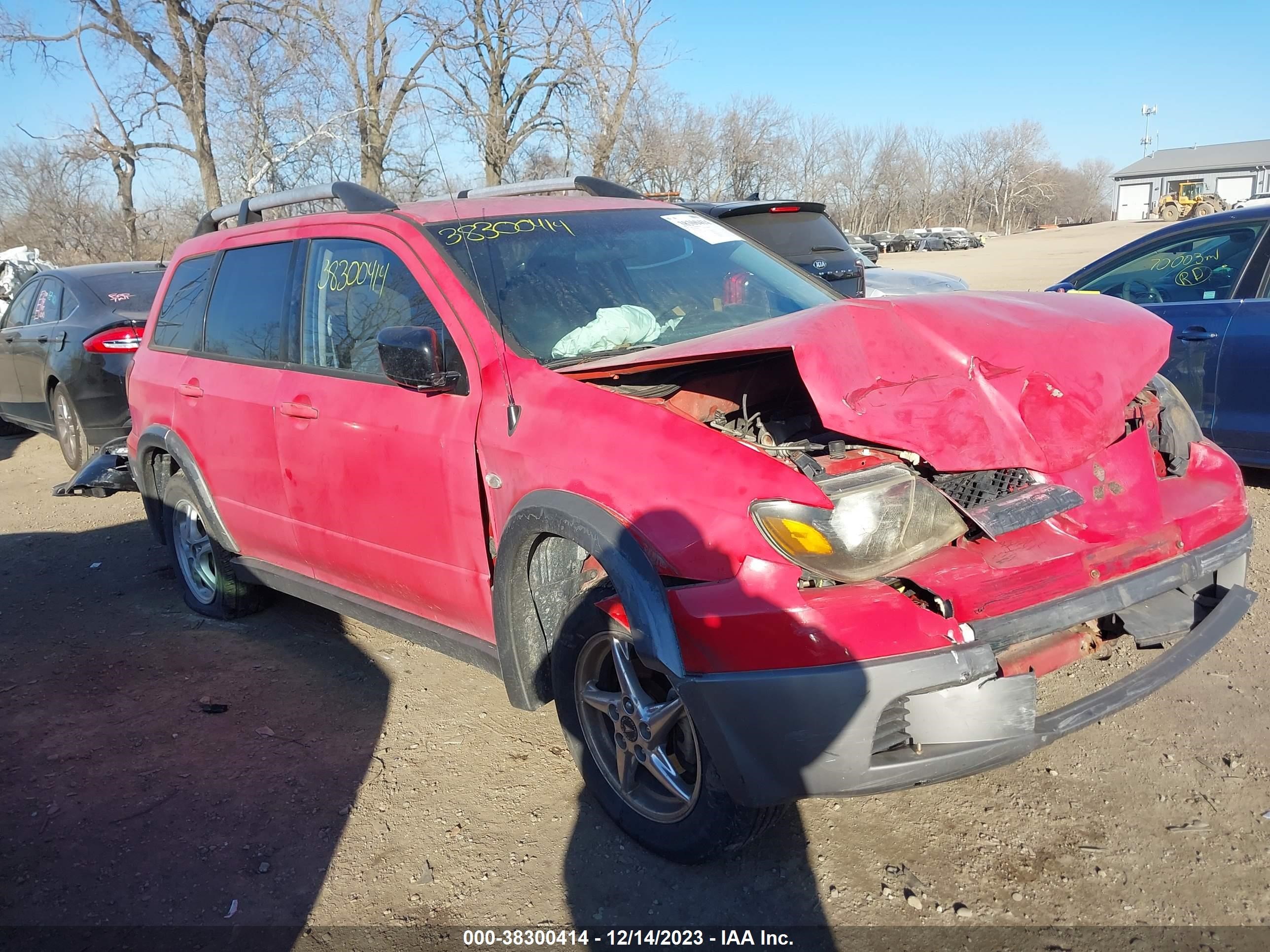 MITSUBISHI OUTLANDER 2003 ja4lx31g13u118443