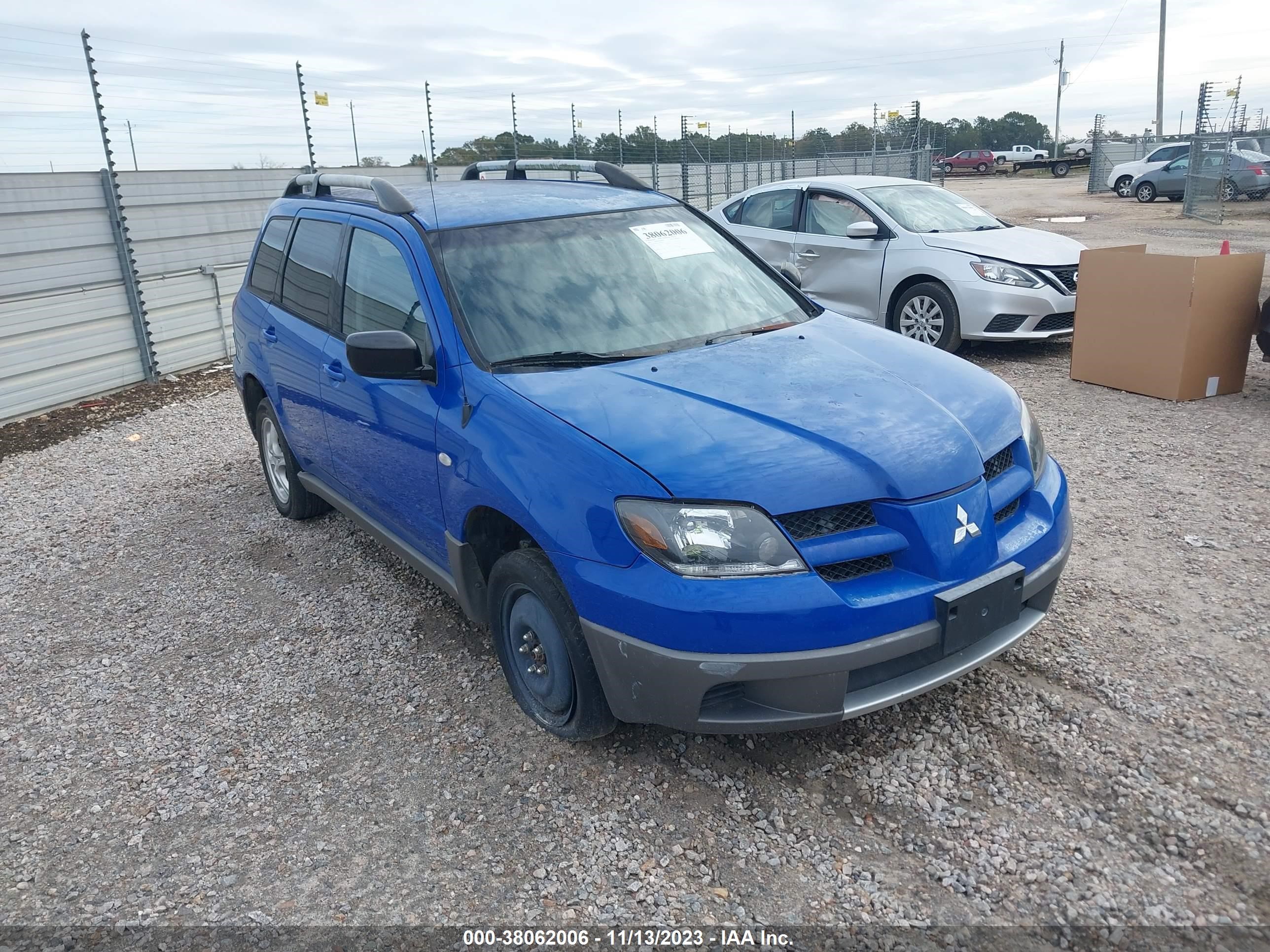 MITSUBISHI OUTLANDER 2003 ja4lx31g33u055247