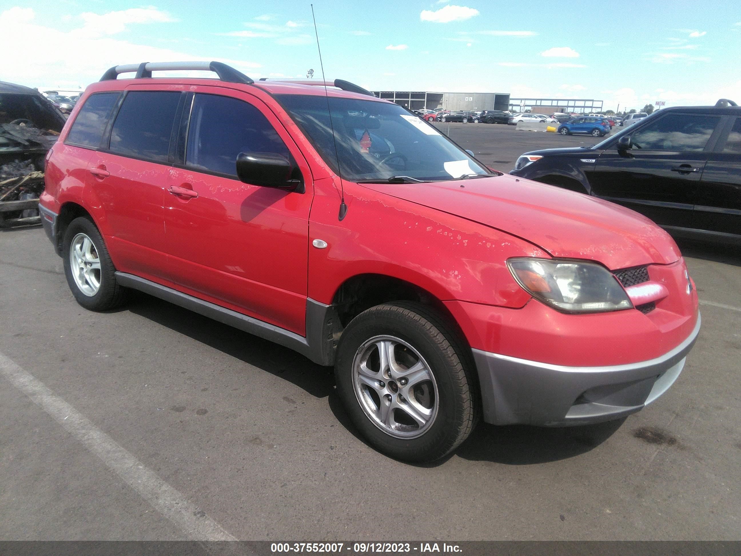 MITSUBISHI OUTLANDER 2003 ja4lx31g33u067673