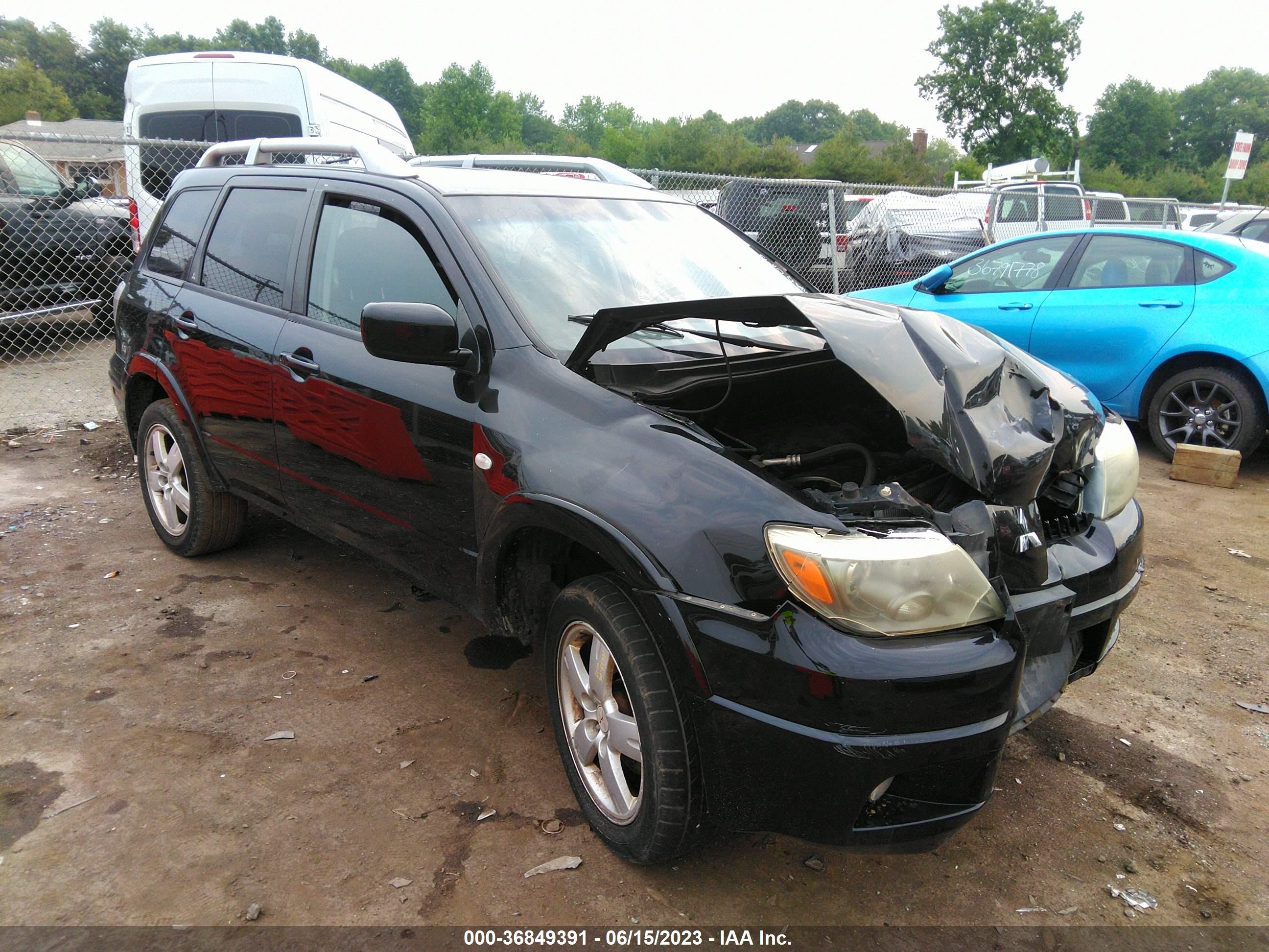 MITSUBISHI OUTLANDER 2006 ja4lx41f36u024968