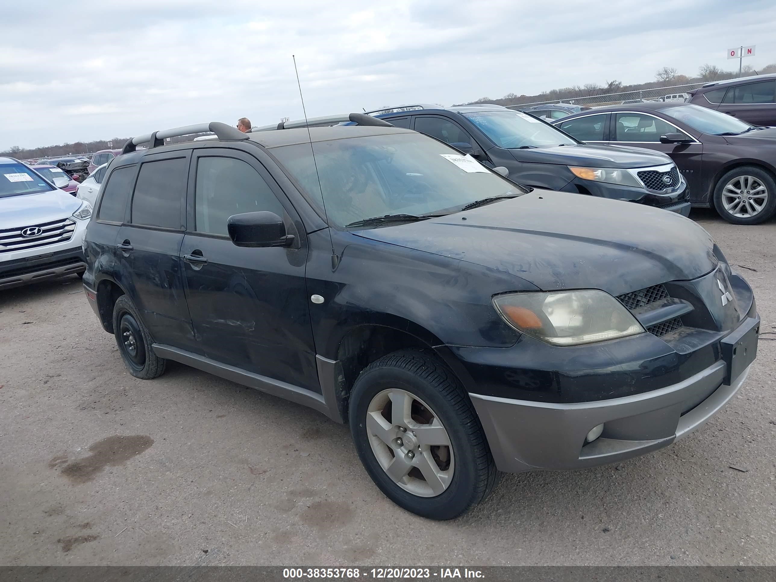 MITSUBISHI OUTLANDER 2004 ja4lx41fx4u039948