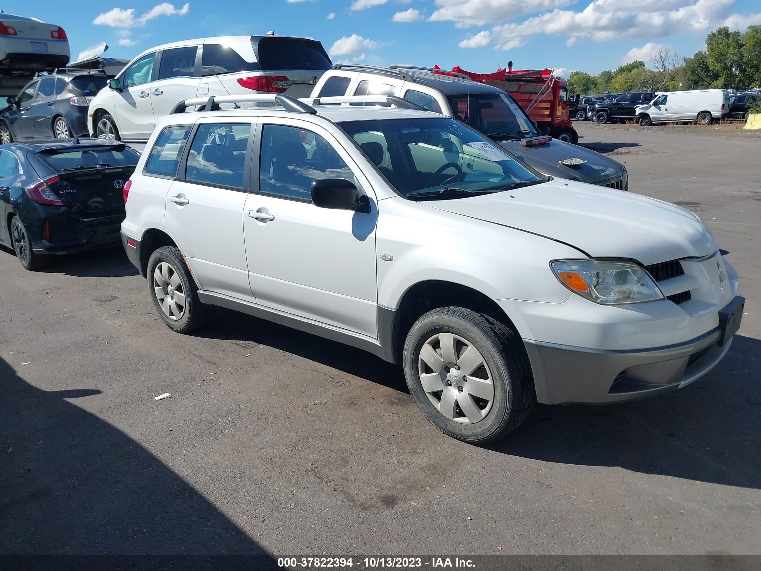 MITSUBISHI OUTLANDER 2006 ja4lz31f66u036844