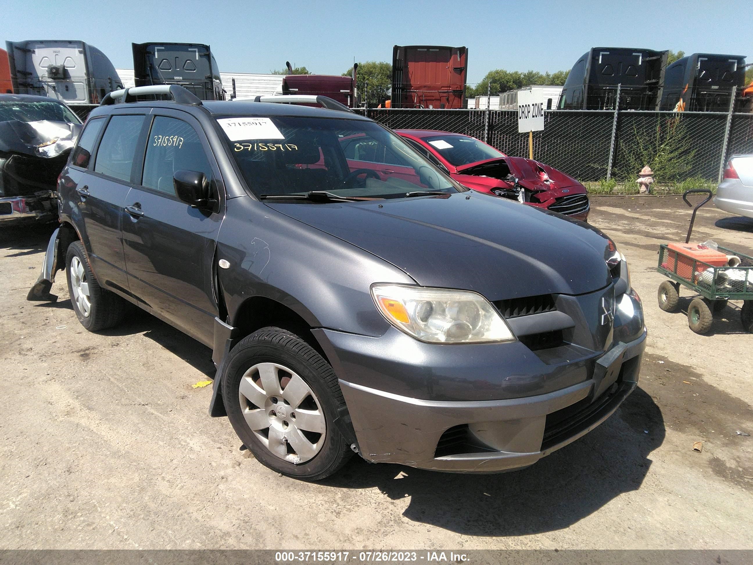 MITSUBISHI OUTLANDER 2006 ja4lz31f96u039849