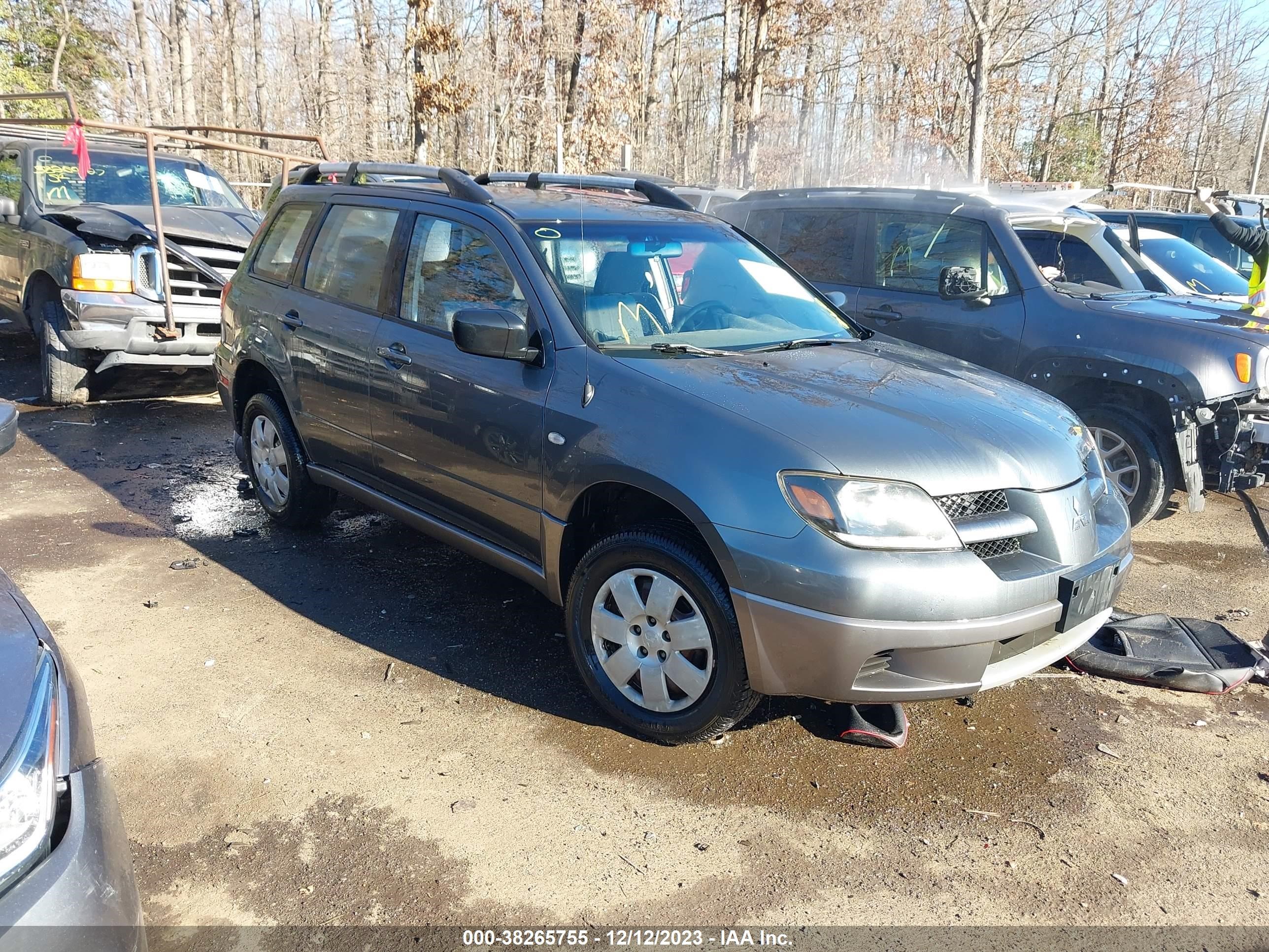 MITSUBISHI OUTLANDER 2004 ja4lz31fx4u057435