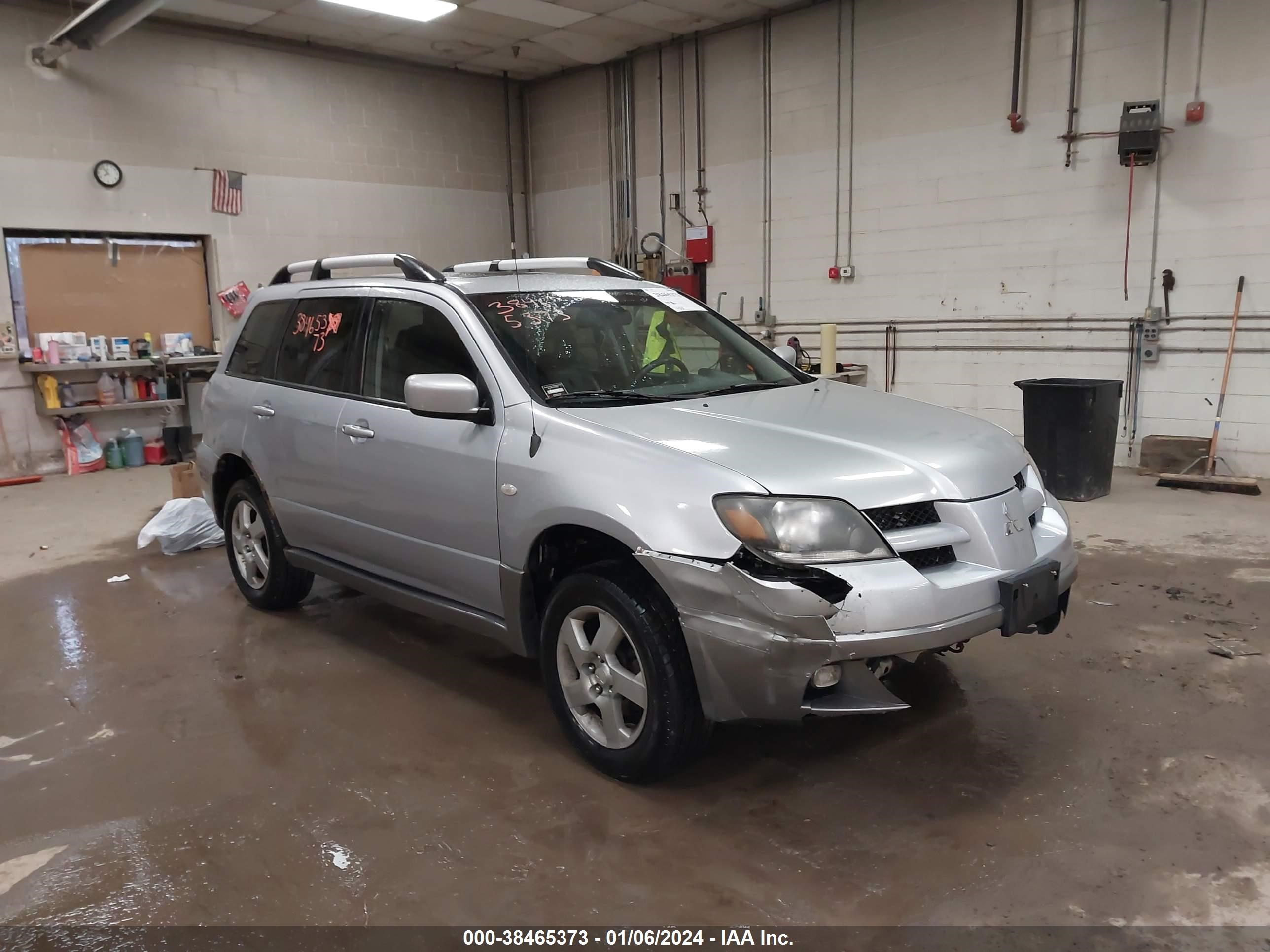 MITSUBISHI OUTLANDER 2004 ja4lz41f04u043582