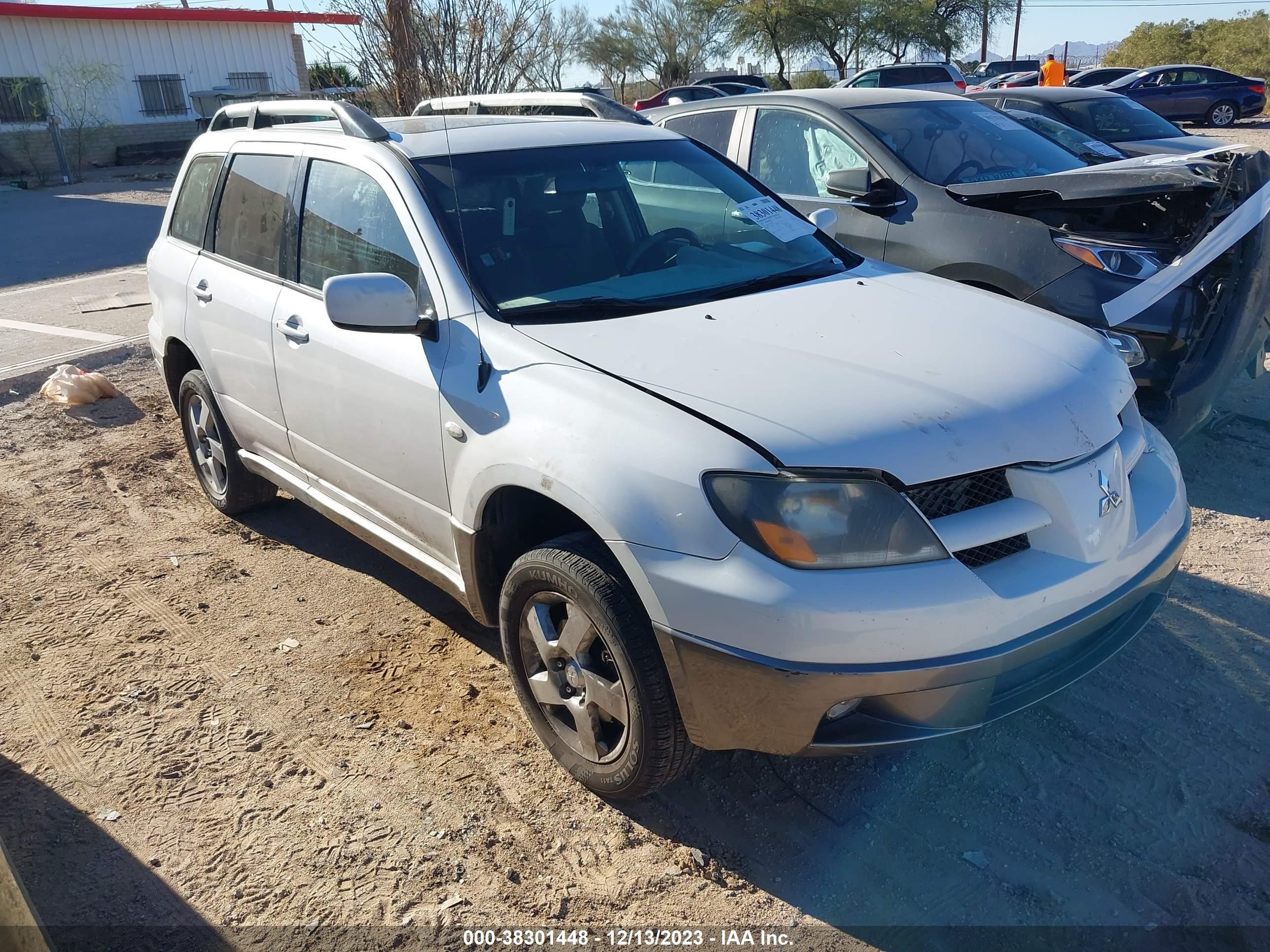 MITSUBISHI OUTLANDER 2004 ja4lz41f24u027903