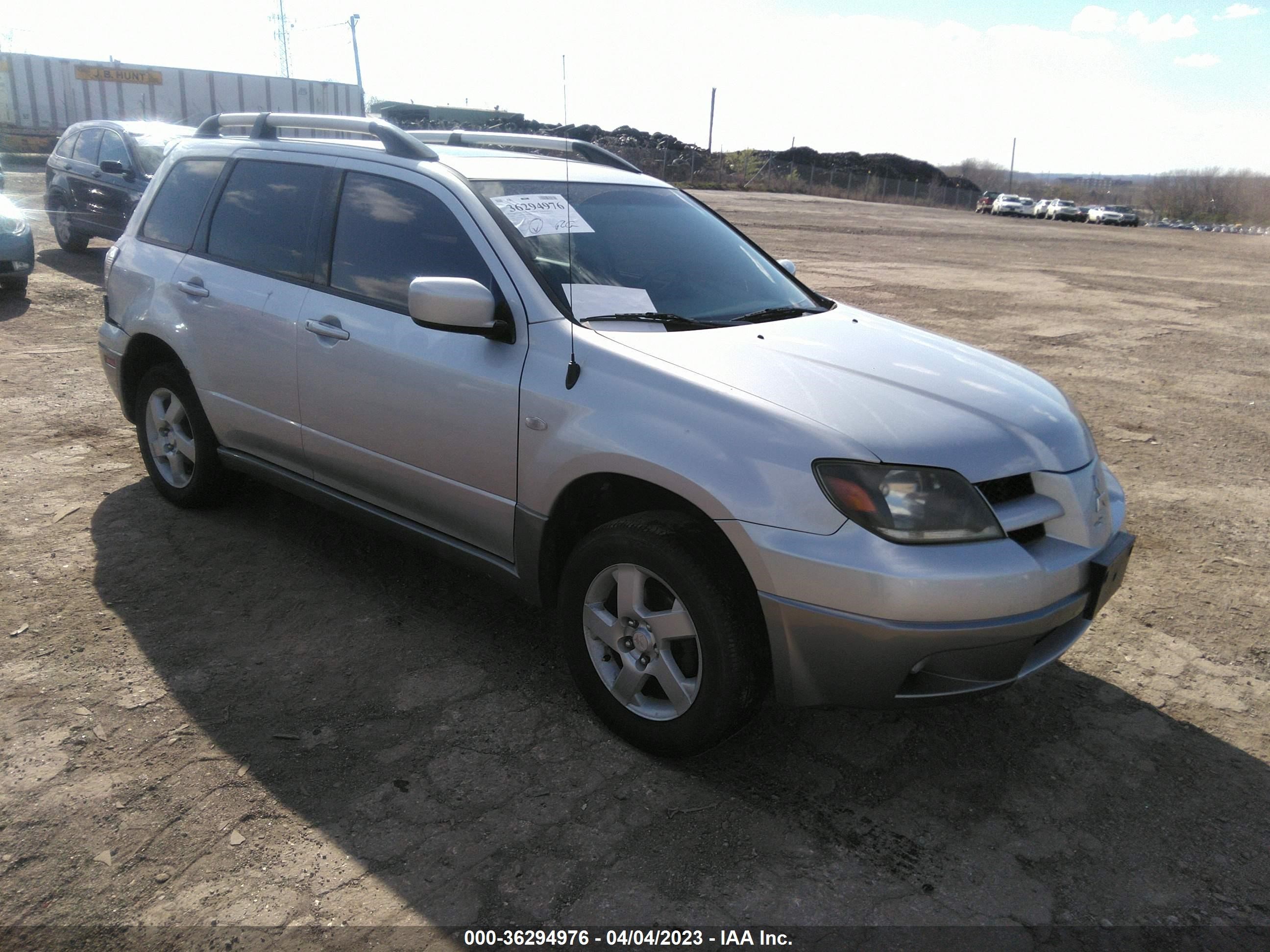 MITSUBISHI OUTLANDER 2004 ja4lz41f74u026133