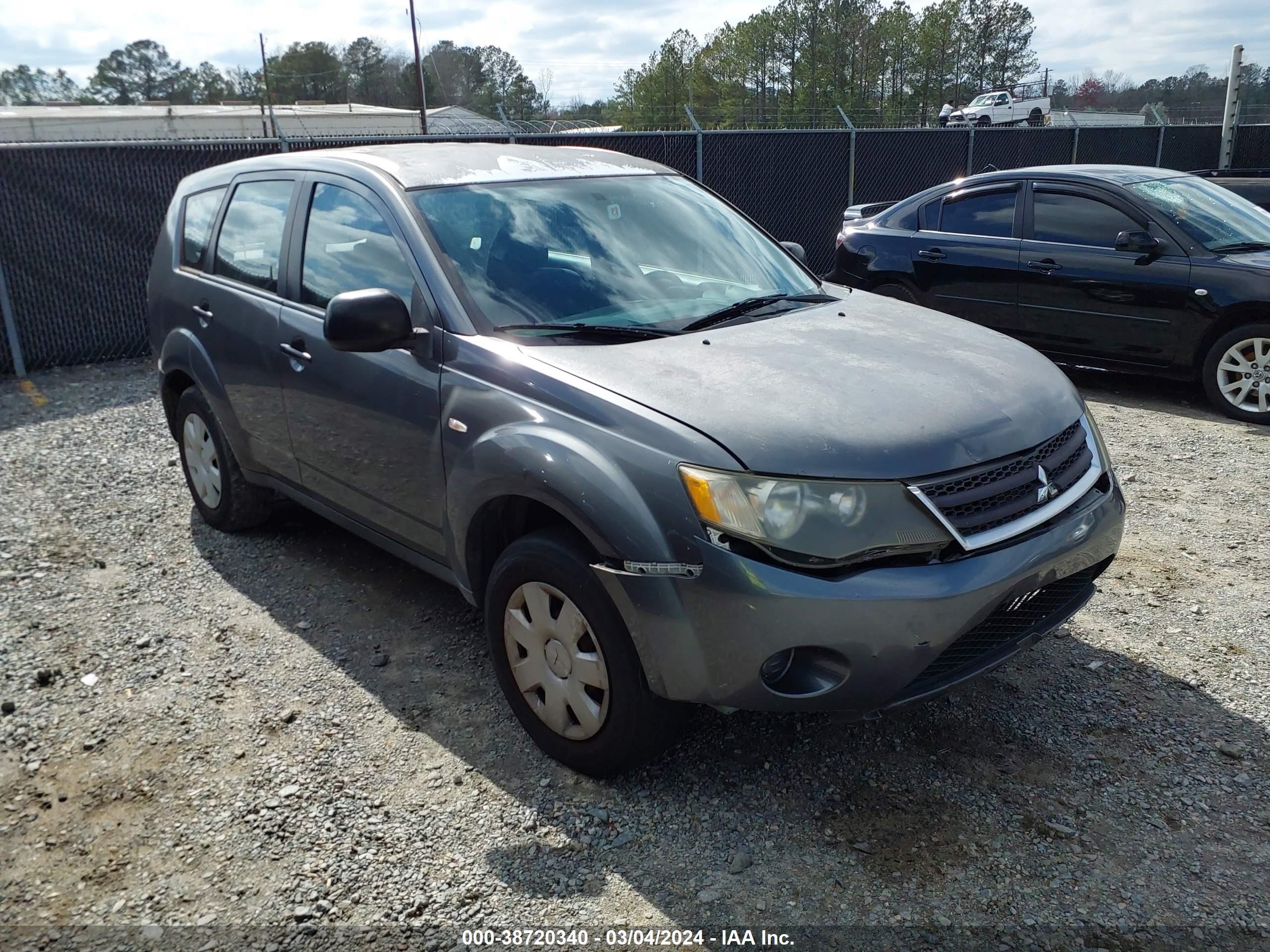 MITSUBISHI OUTLANDER 2007 ja4ms31x77u003919