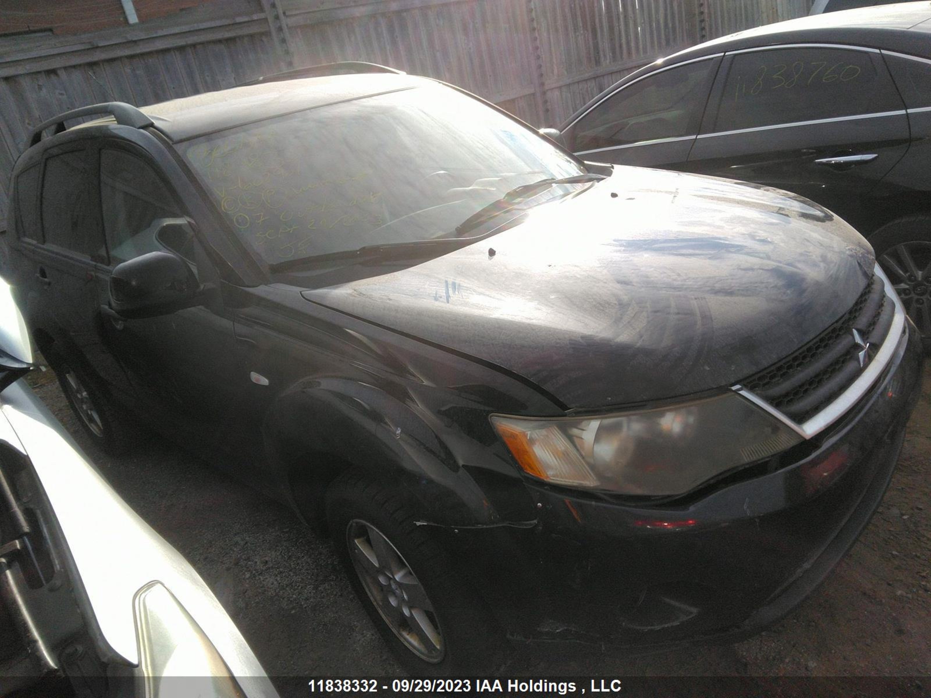 MITSUBISHI OUTLANDER 2007 ja4ms31xx7z602901