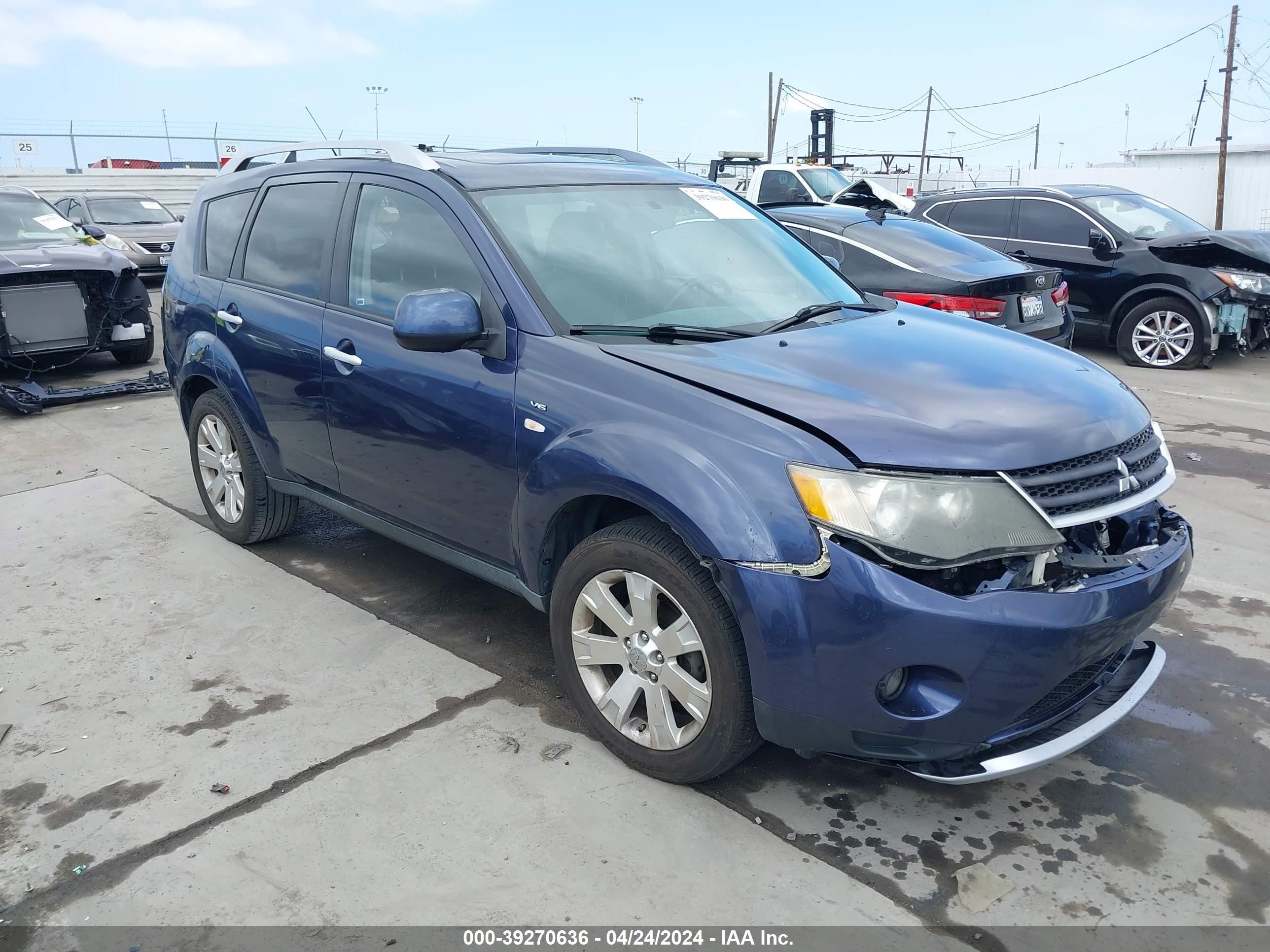 MITSUBISHI OUTLANDER 2008 ja4ms41x48z002009