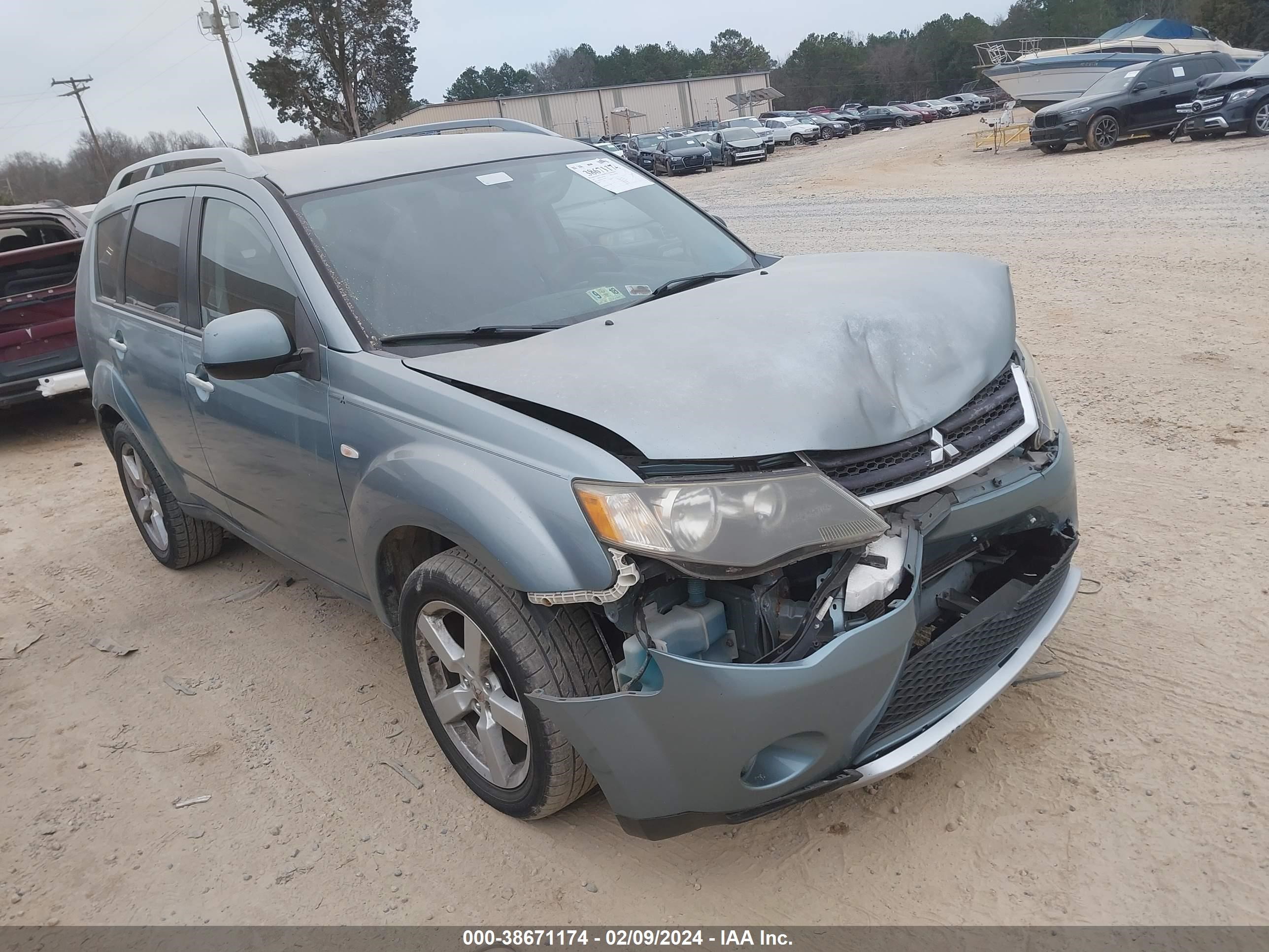 MITSUBISHI OUTLANDER 2007 ja4ms41x77u008477