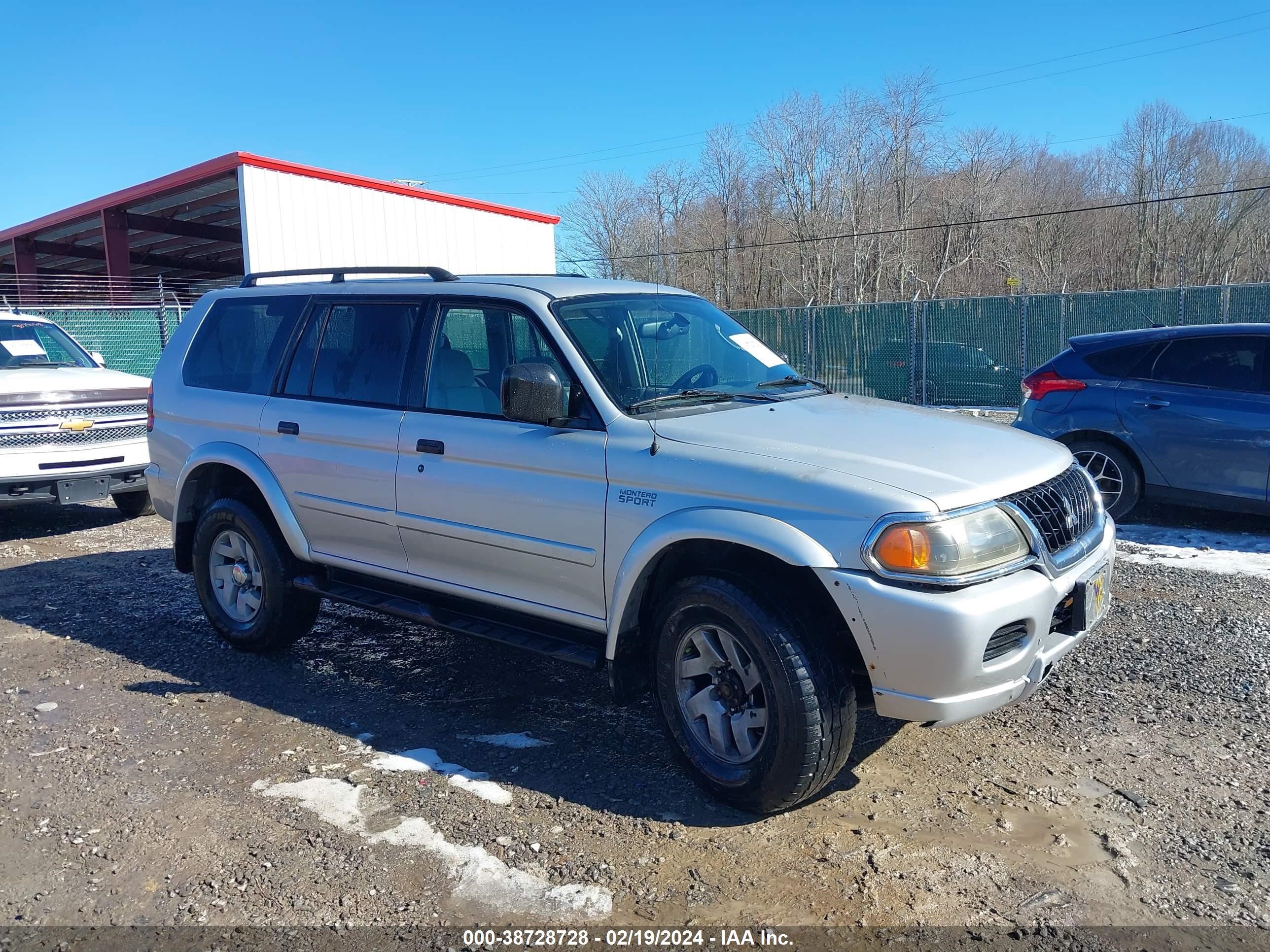 MITSUBISHI MONTERO SPORT 2002 ja4mt31r72j043846