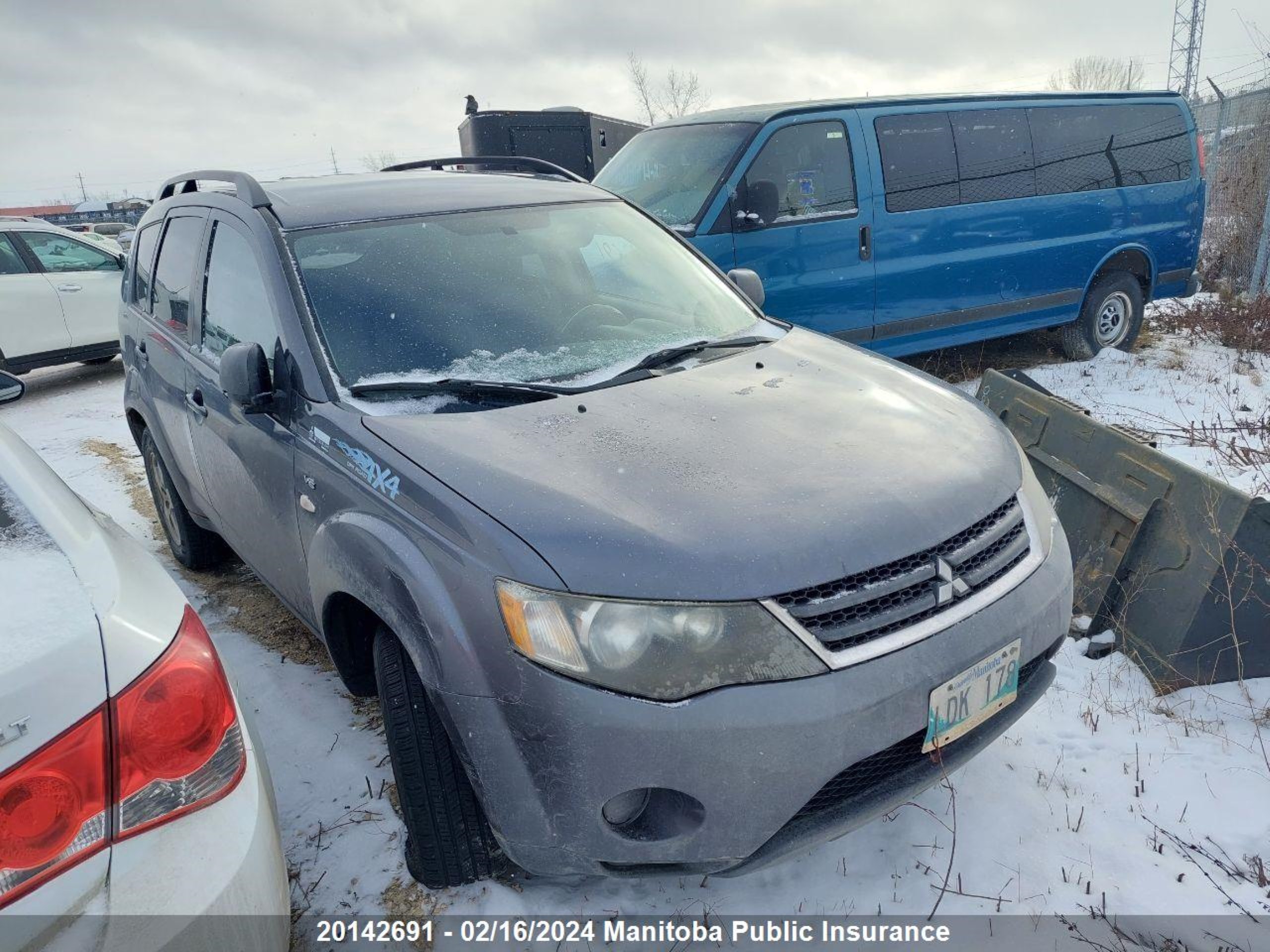 MITSUBISHI OUTLANDER 2008 ja4mt31x08z600539