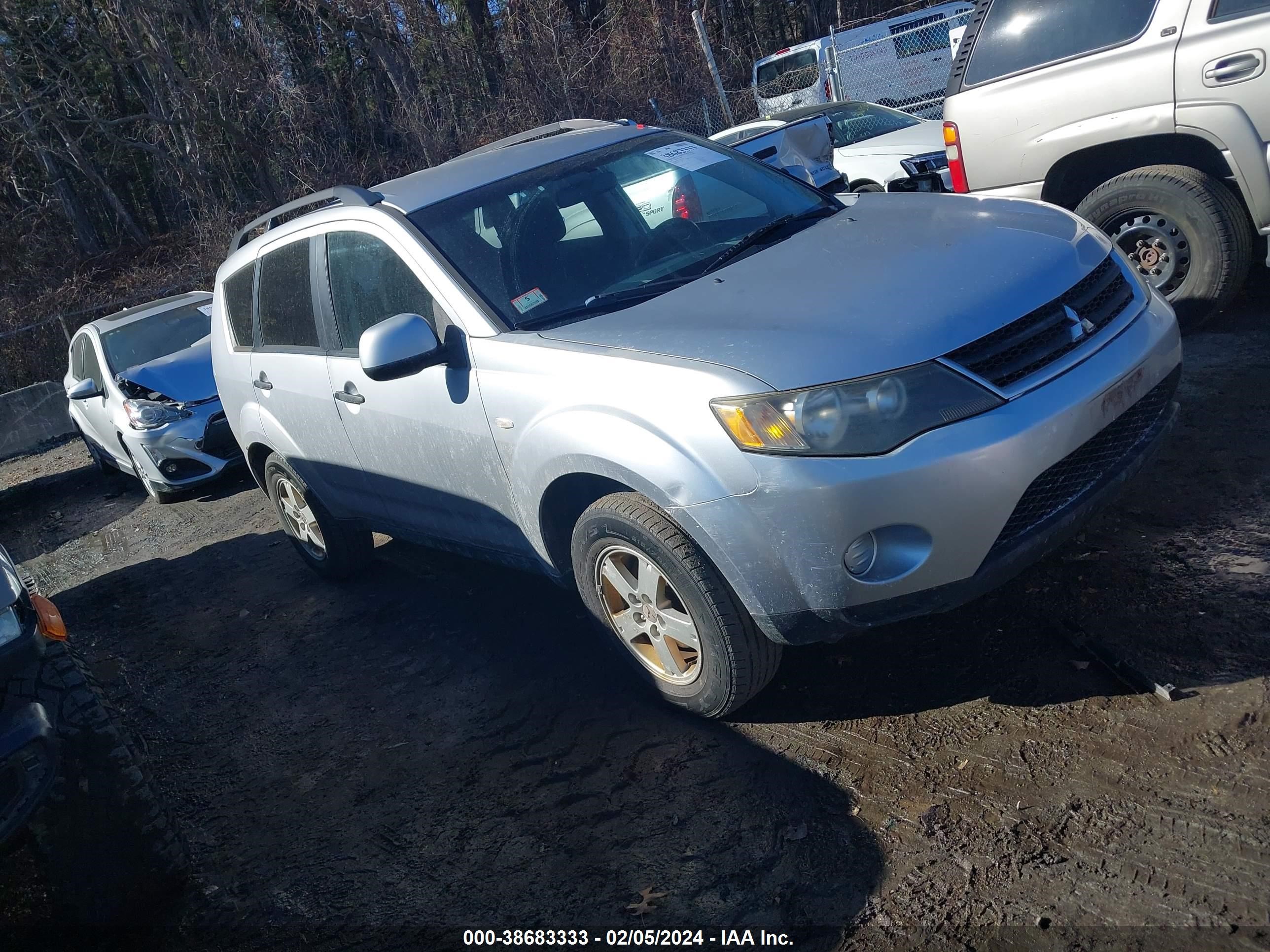 MITSUBISHI OUTLANDER 2007 ja4mt31x17z013278