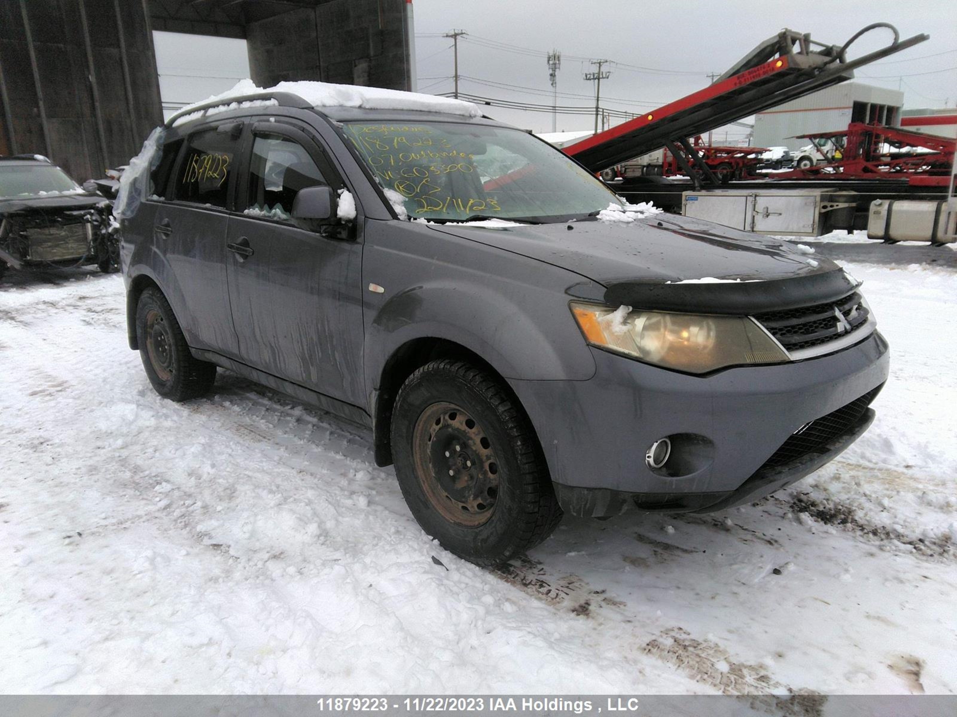 MITSUBISHI OUTLANDER 2007 ja4mt31x47z603300