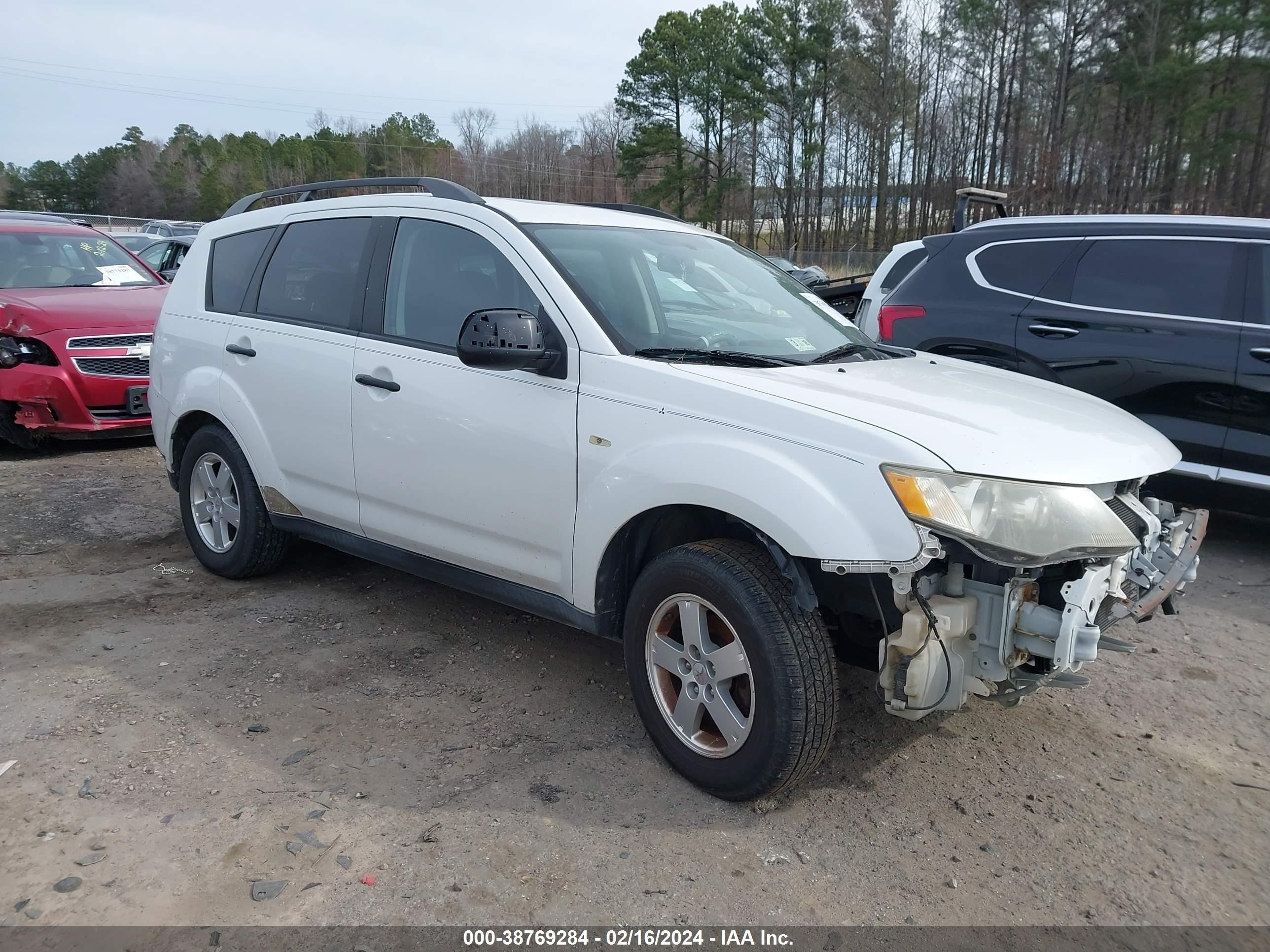 MITSUBISHI OUTLANDER 2007 ja4mt31x87u014229