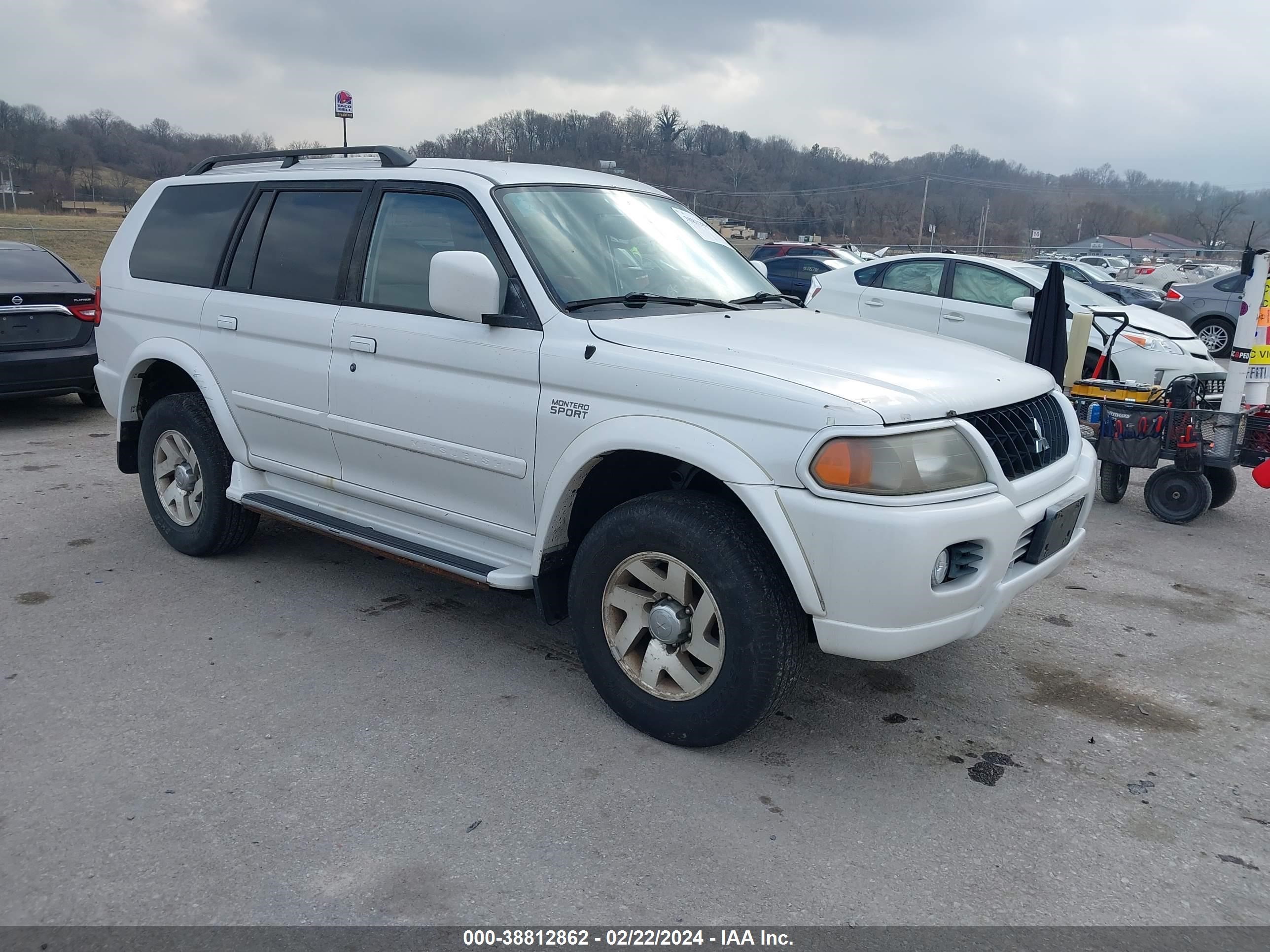 MITSUBISHI MONTERO SPORT 2003 ja4mt41r13j026998