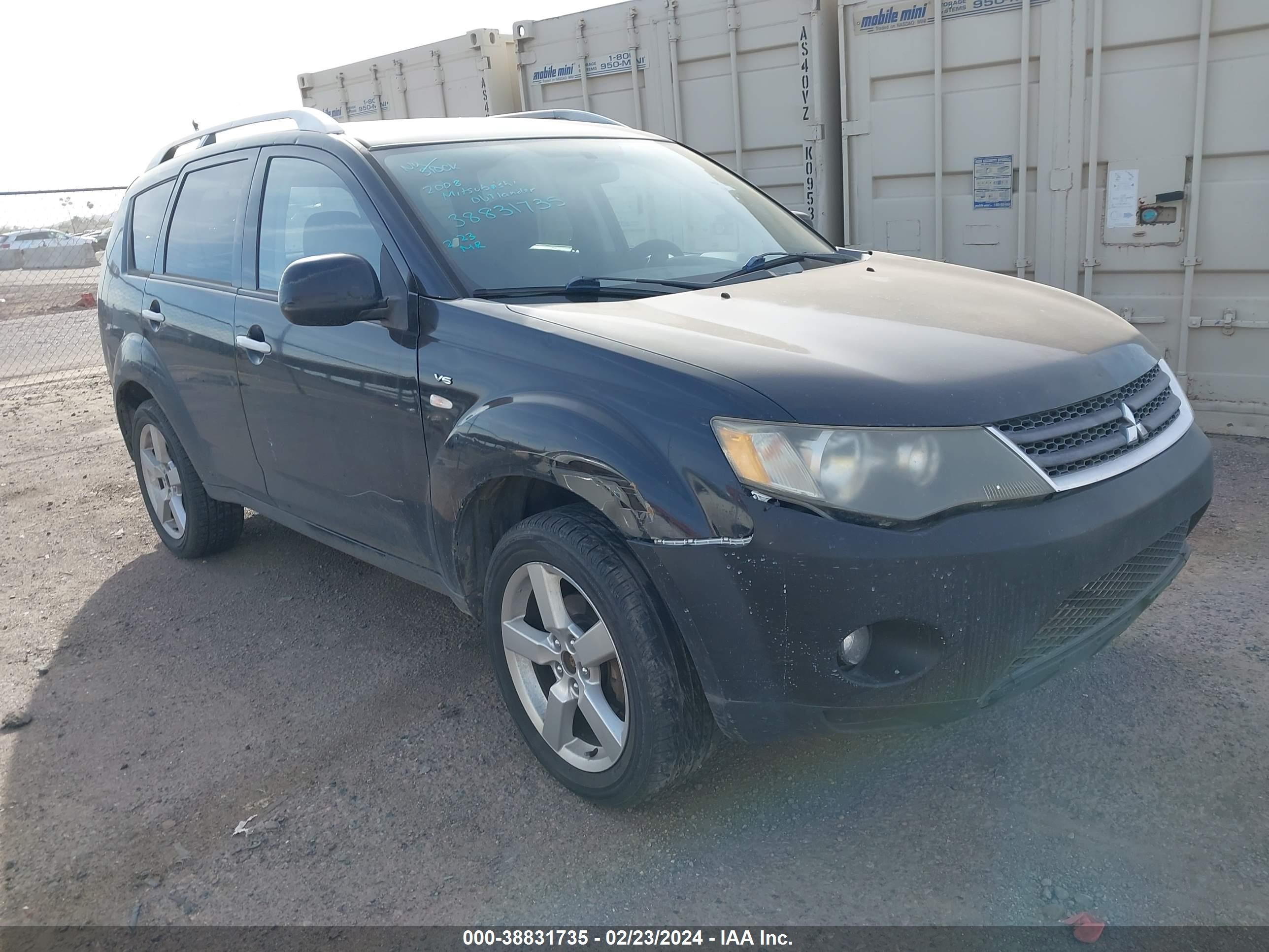 MITSUBISHI OUTLANDER 2008 ja4mt41x28z016388