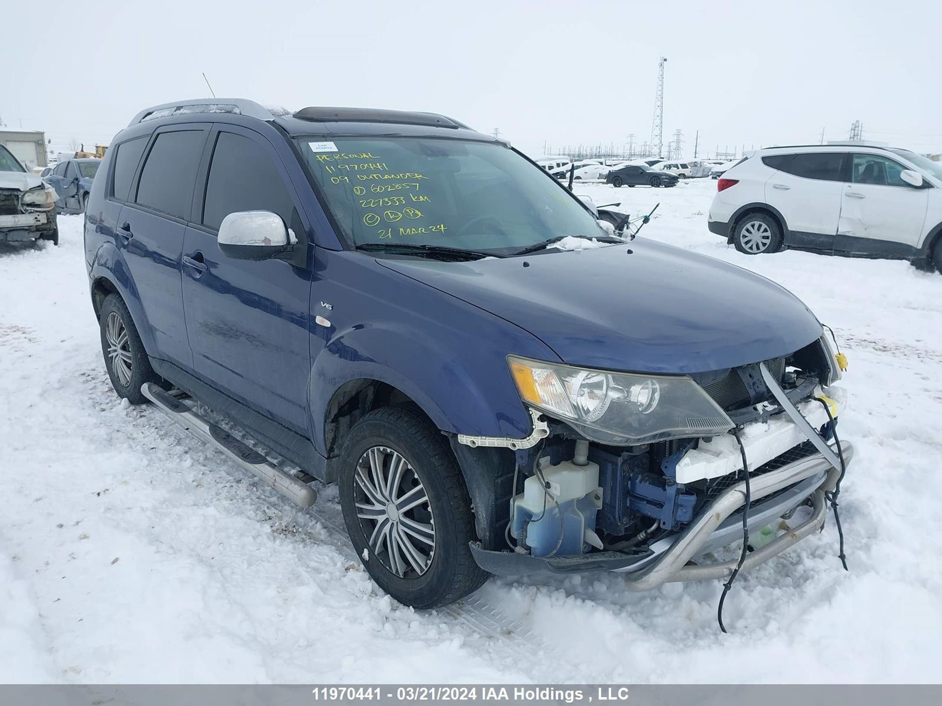 MITSUBISHI OUTLANDER 2009 ja4mt41x39z602857