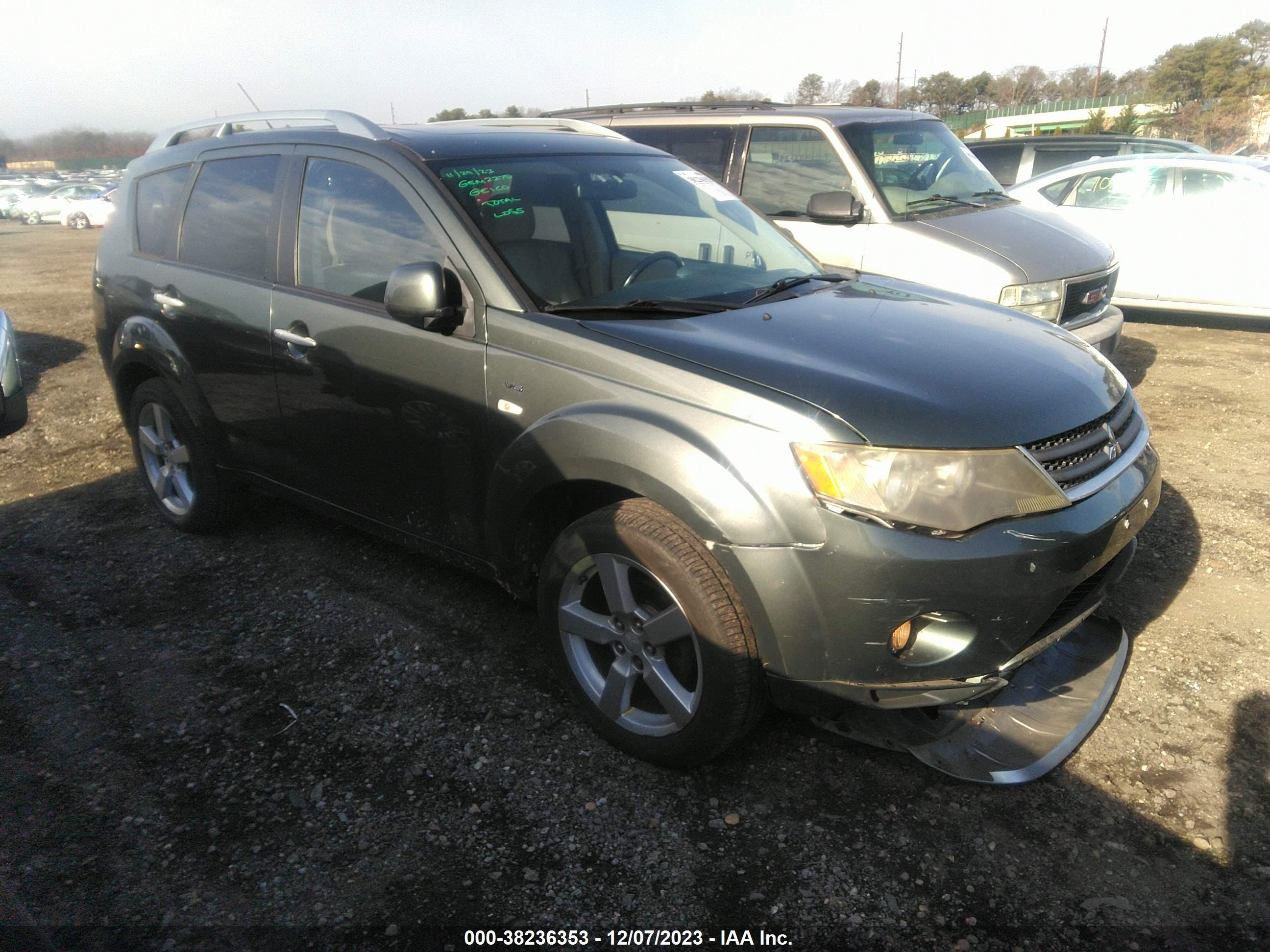 MITSUBISHI OUTLANDER 2008 ja4mt41x78z011509