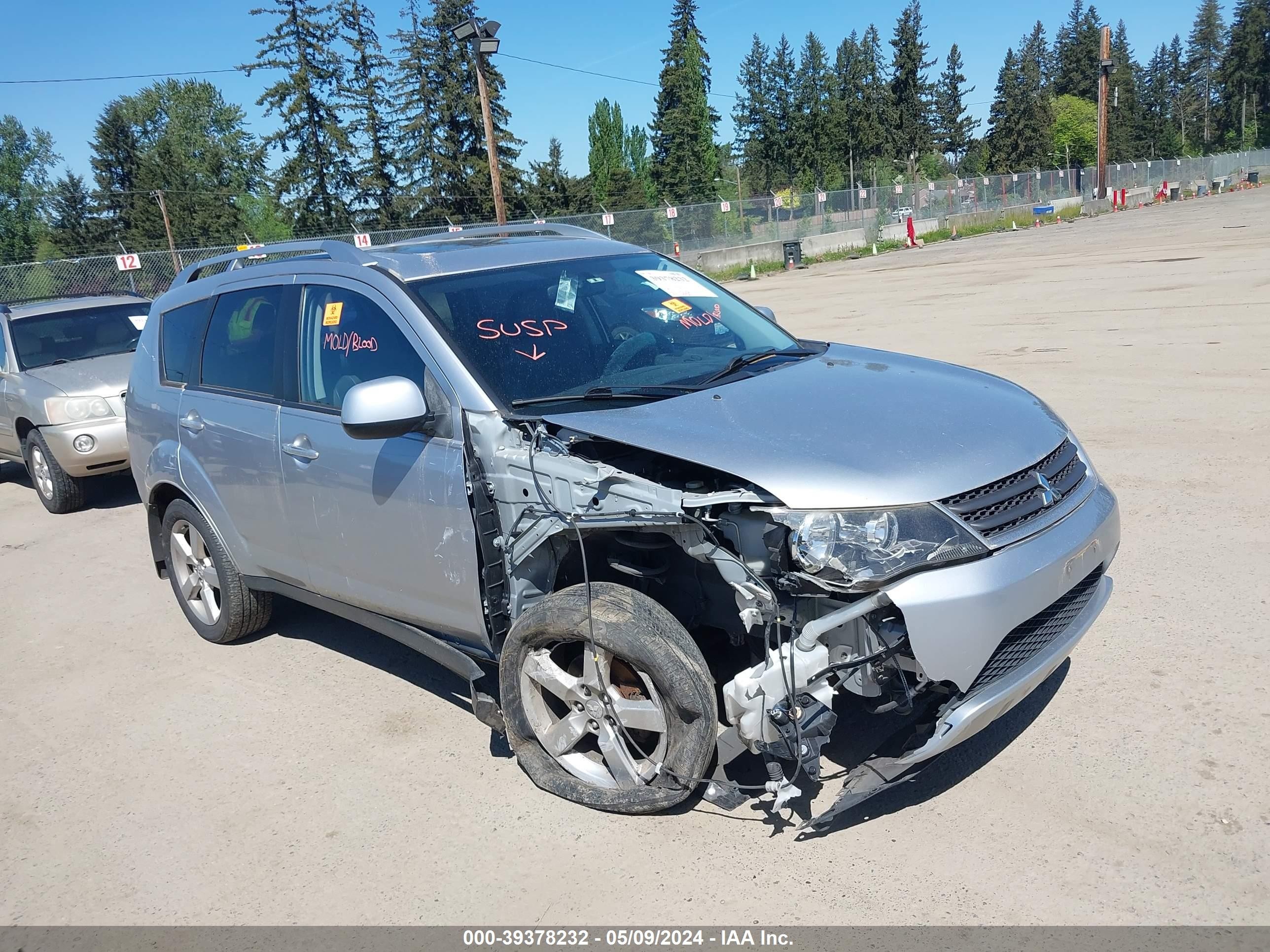 MITSUBISHI OUTLANDER 2008 ja4mt41x98z011611