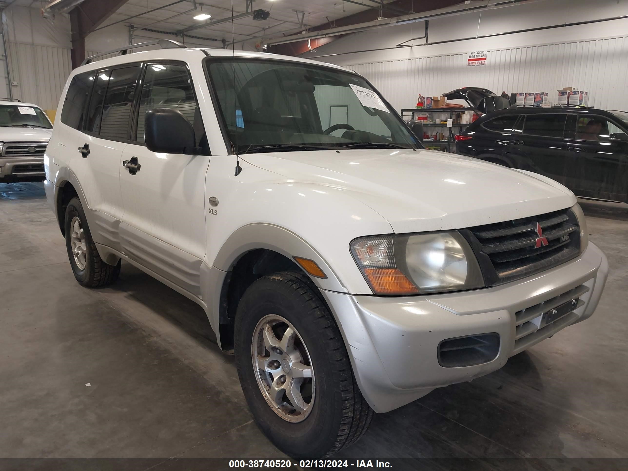 MITSUBISHI MONTERO 2001 ja4mw31r41j009952