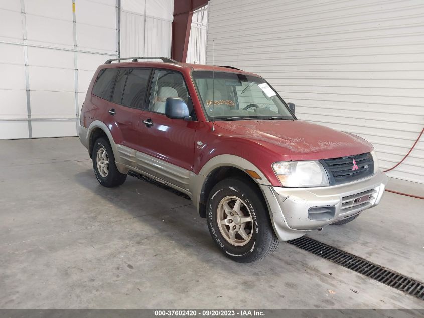 MITSUBISHI MONTERO 2001 ja4mw31r61j029958