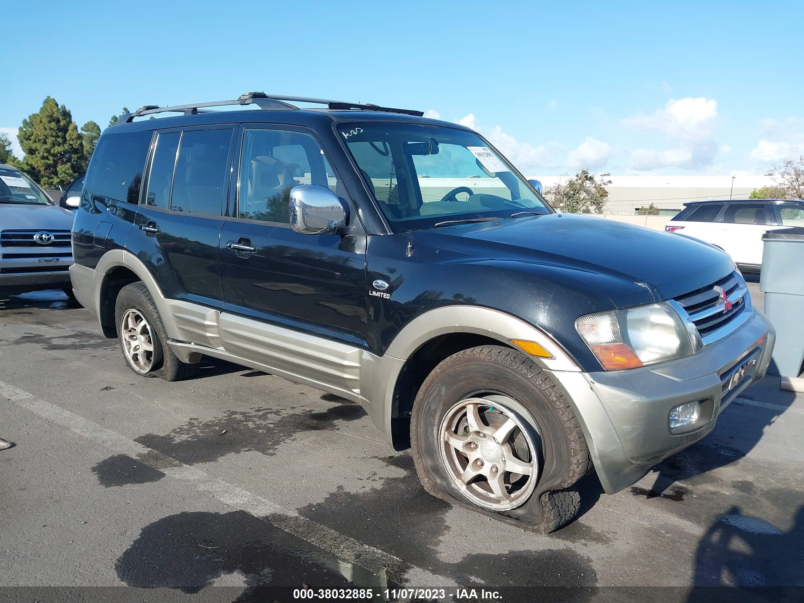 MITSUBISHI MONTERO 2001 ja4mw51r11j022282