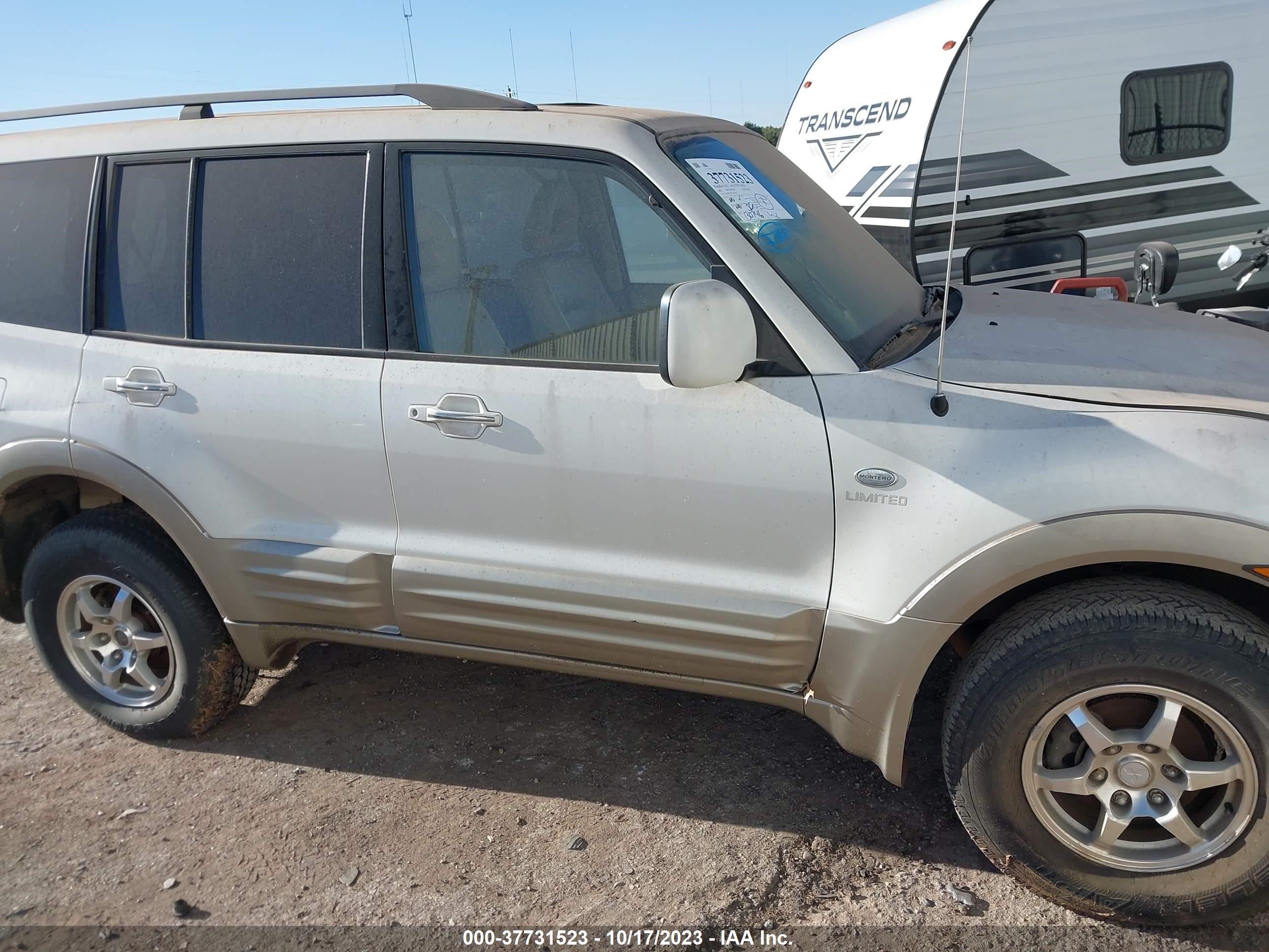 MITSUBISHI MONTERO 2002 ja4mw51r32j012192