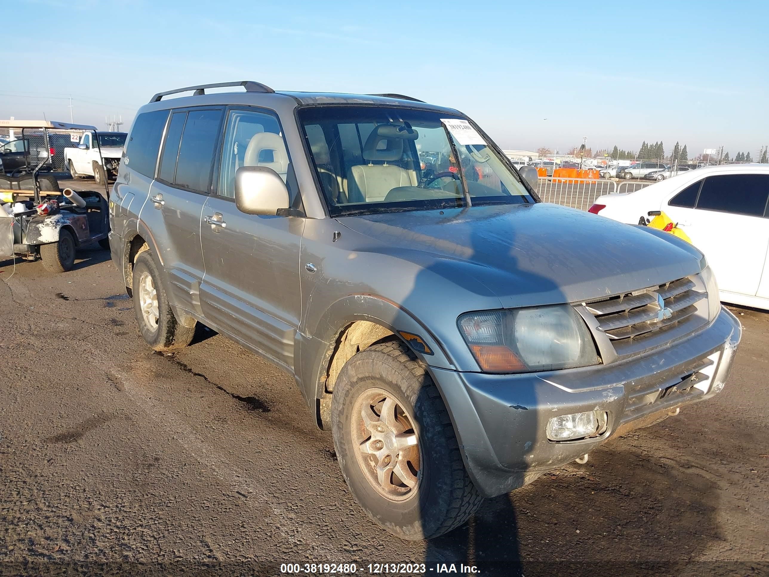 MITSUBISHI MONTERO 2002 ja4mw51r32j022446