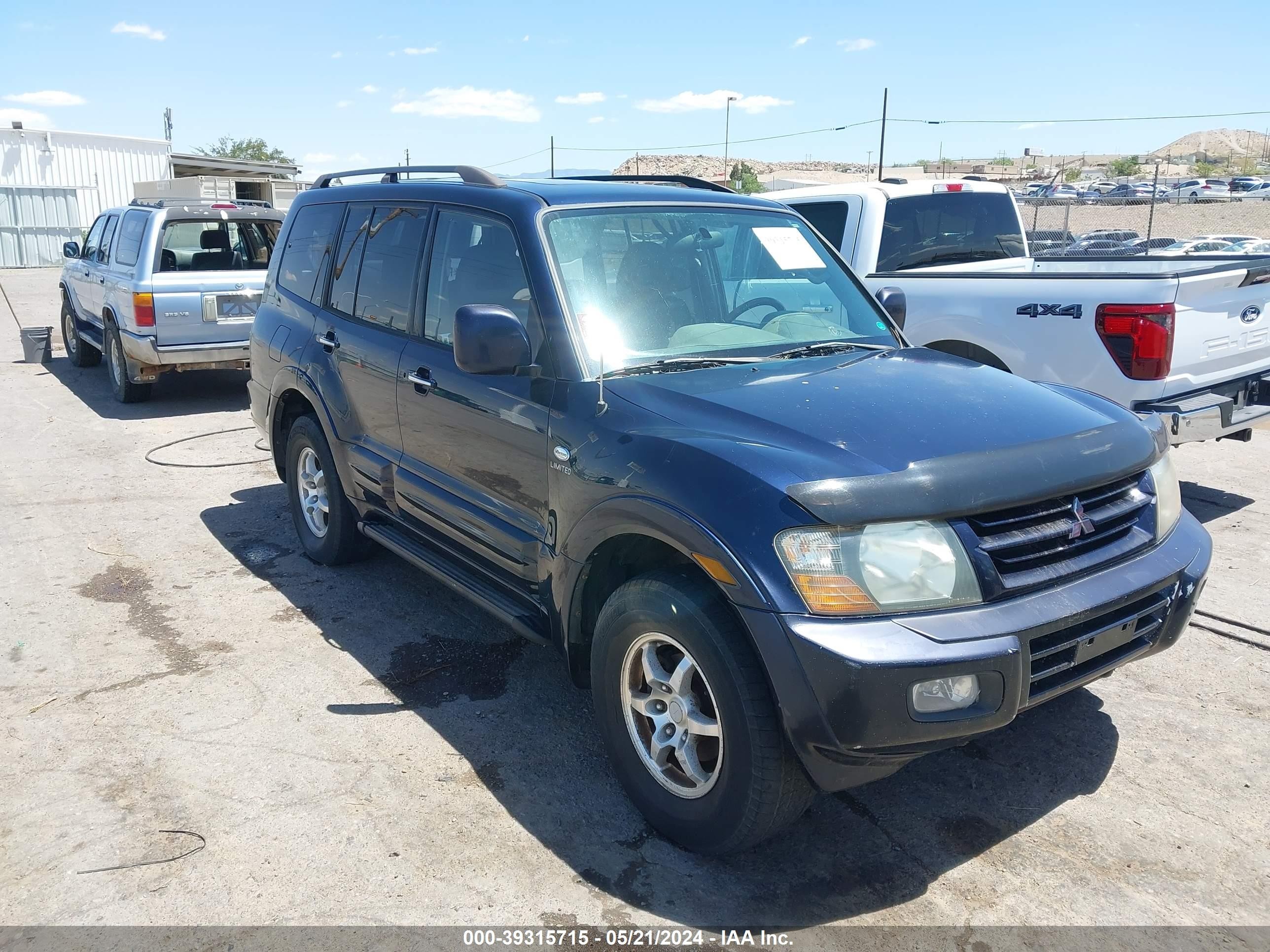 MITSUBISHI MONTERO 2002 ja4mw51r32j071081