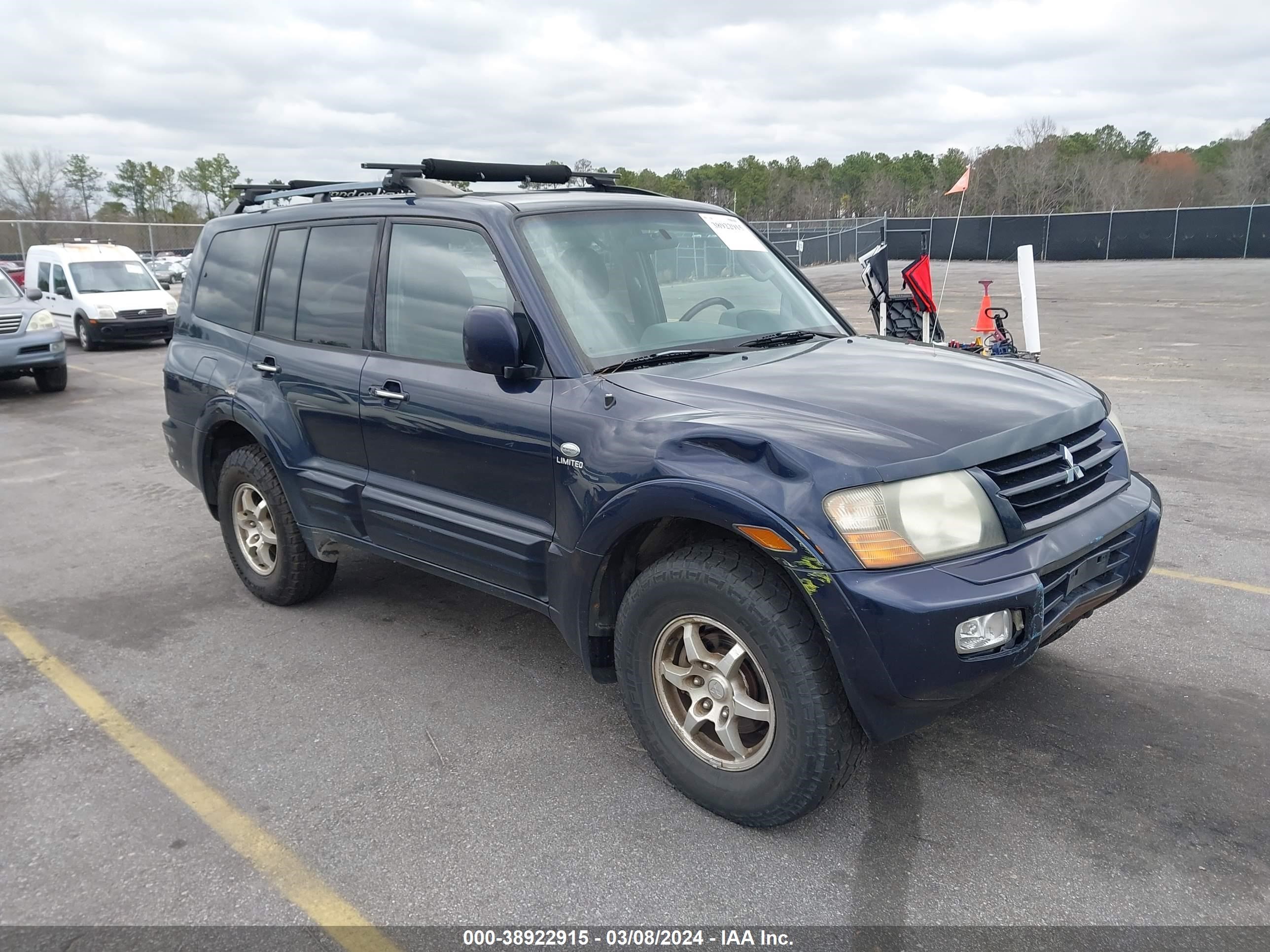 MITSUBISHI MONTERO 2002 ja4mw51r62j055280