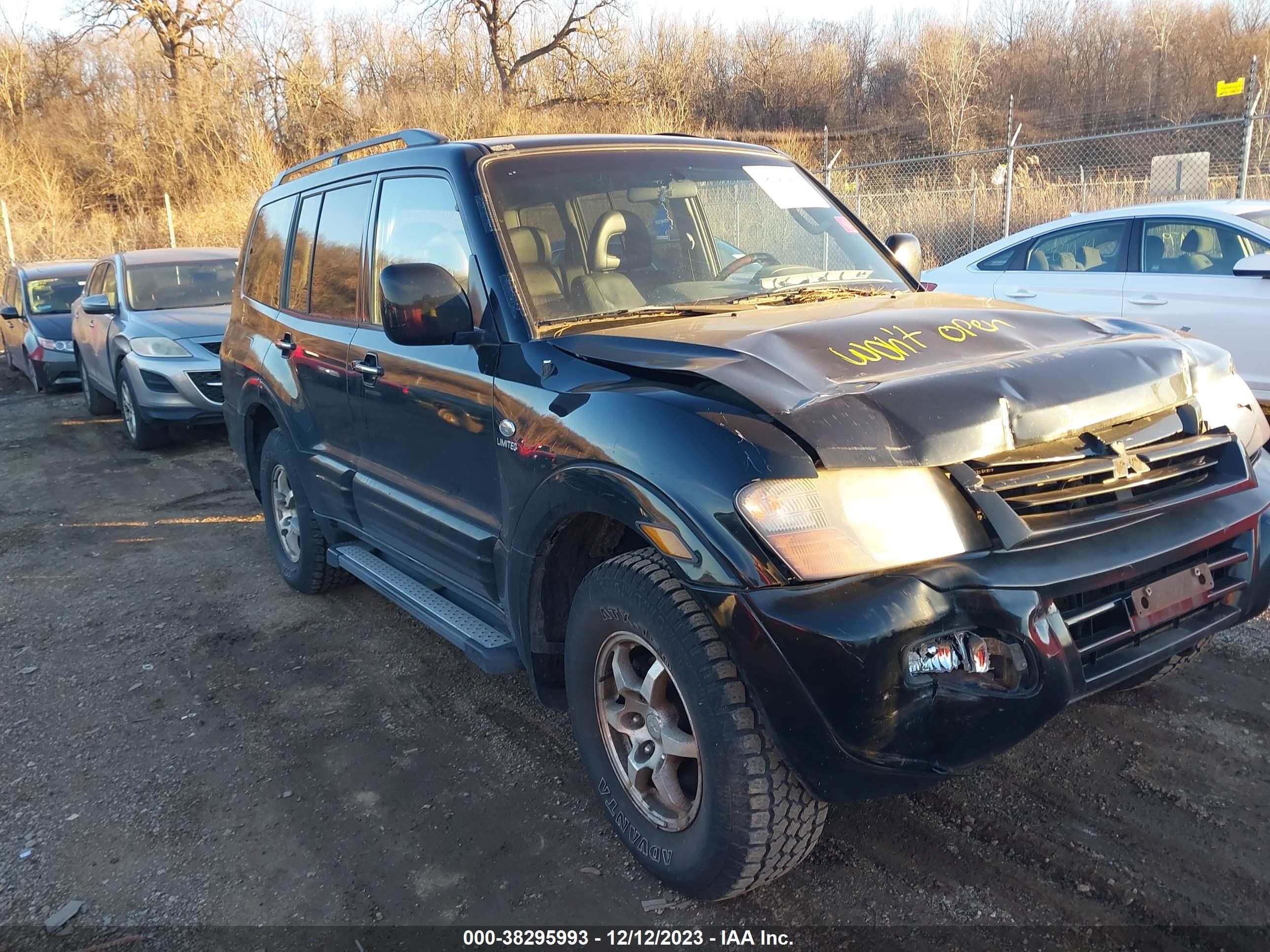 MITSUBISHI MONTERO 2002 ja4mw51r82j005299