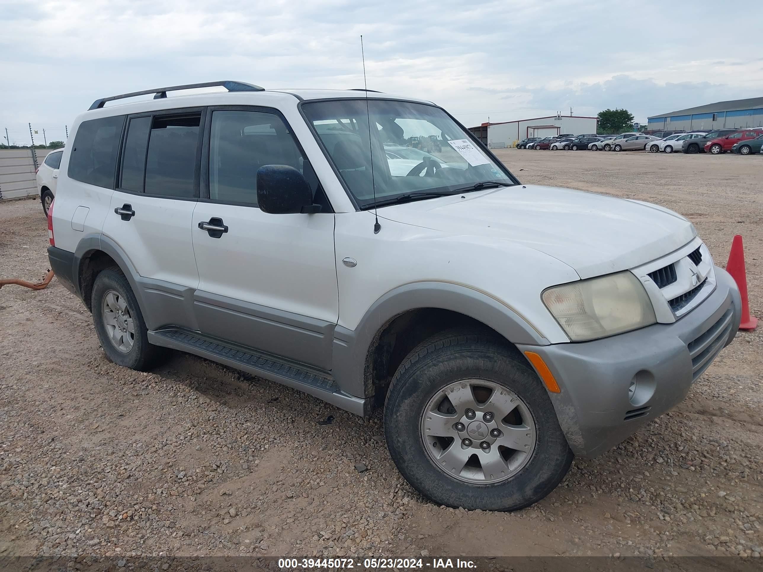 MITSUBISHI MONTERO 2003 ja4nw31s43j034070